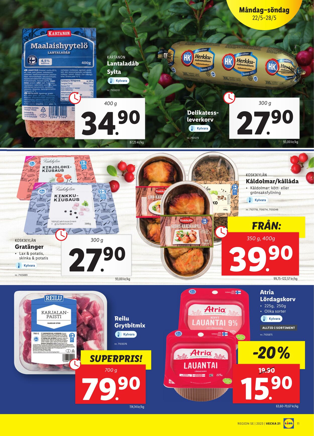 Erbjudanden Lidl 22.05.2023 - 28.05.2023