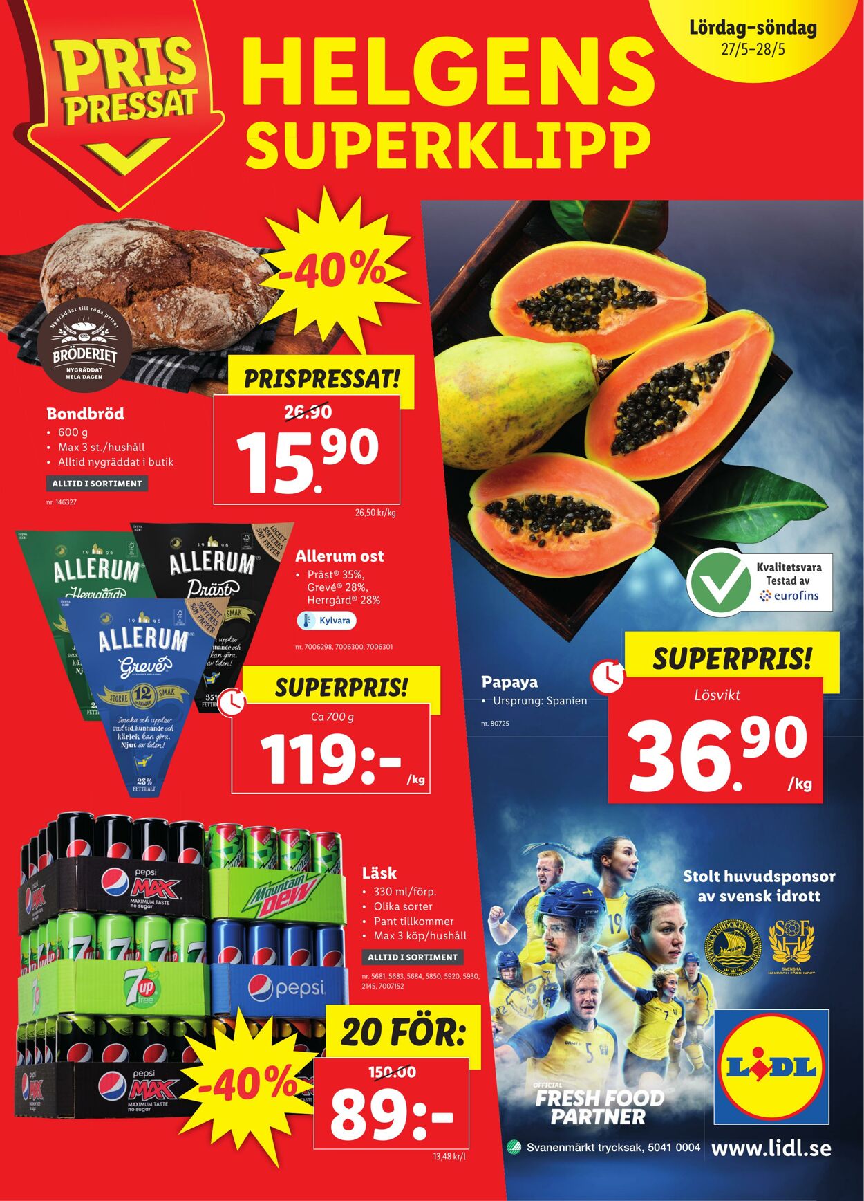 Erbjudanden Lidl 22.05.2023 - 28.05.2023