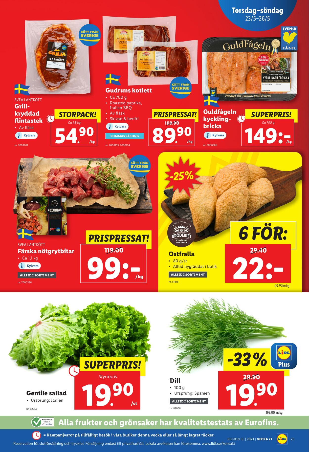 Erbjudanden Lidl 20.05.2024 - 26.05.2024