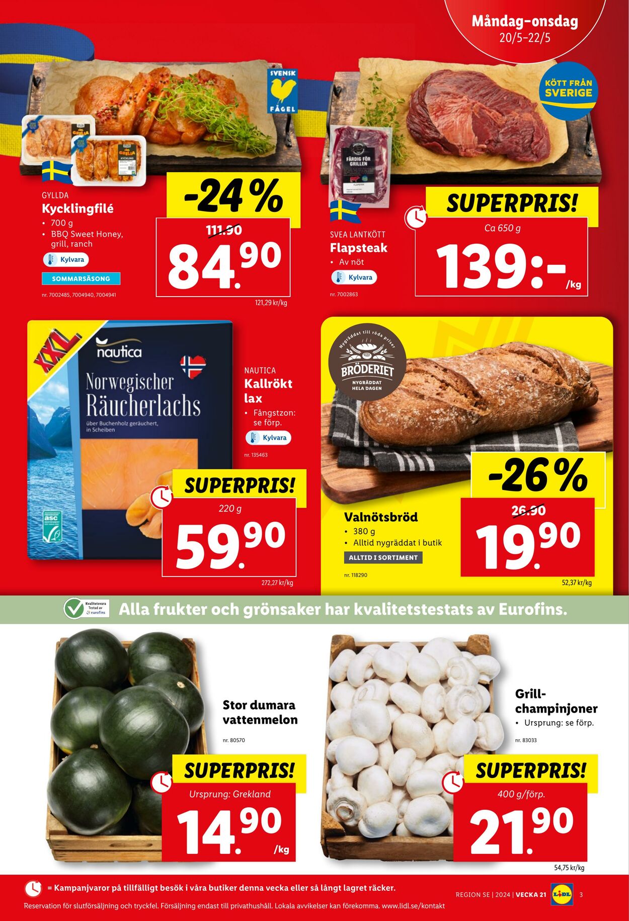 Erbjudanden Lidl 20.05.2024 - 26.05.2024