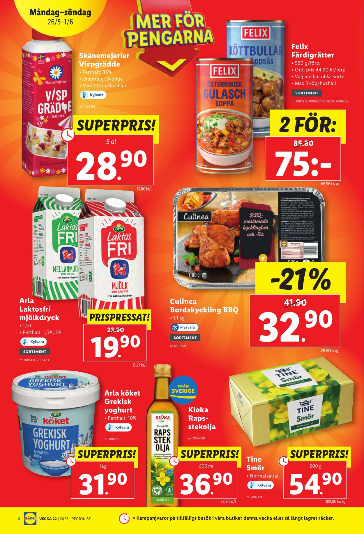 Erbjudanden Lidl 26.05.2025 - 01.06.2025