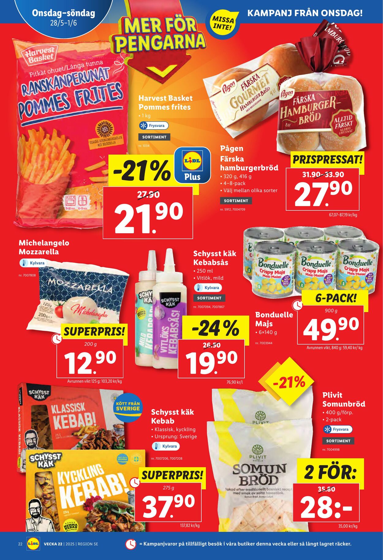 Erbjudanden Lidl 26.05.2025 - 01.06.2025