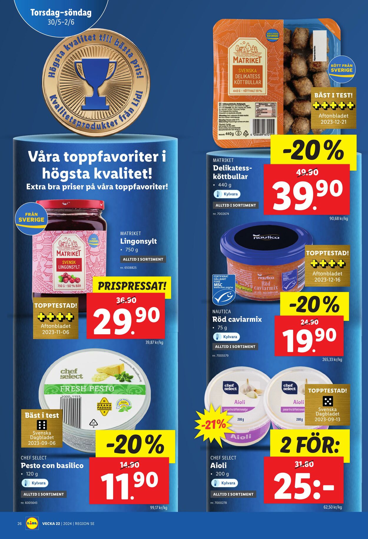 Erbjudanden Lidl 27.05.2024 - 02.06.2024