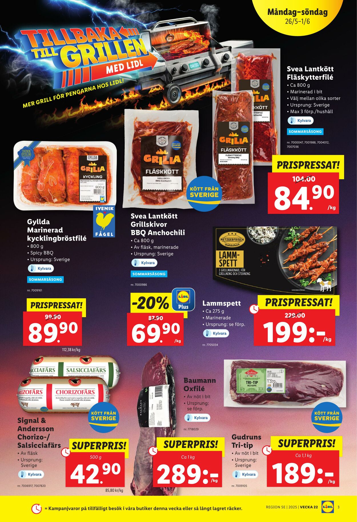 Erbjudanden Lidl 26.05.2025 - 01.06.2025