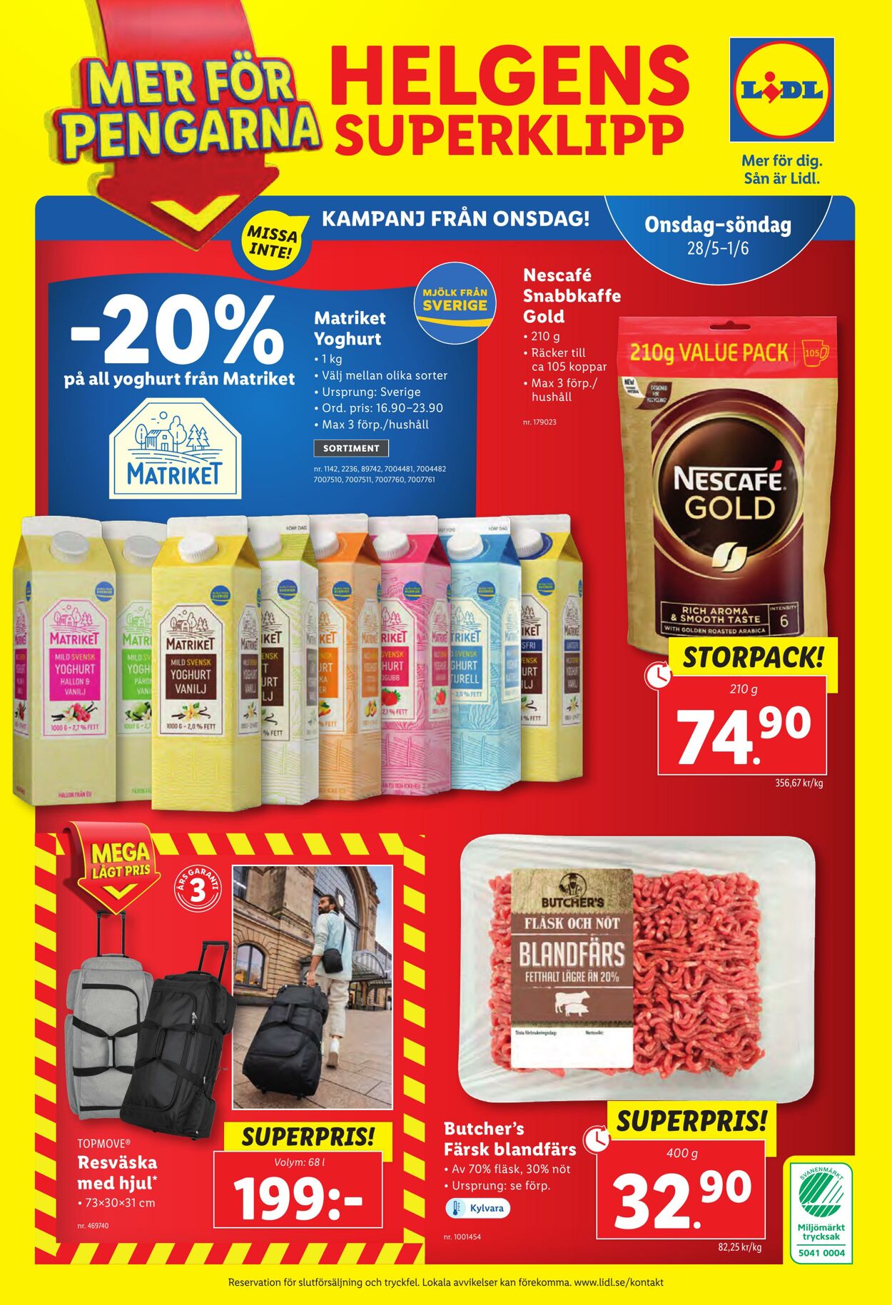 Erbjudanden Lidl 26.05.2025 - 01.06.2025