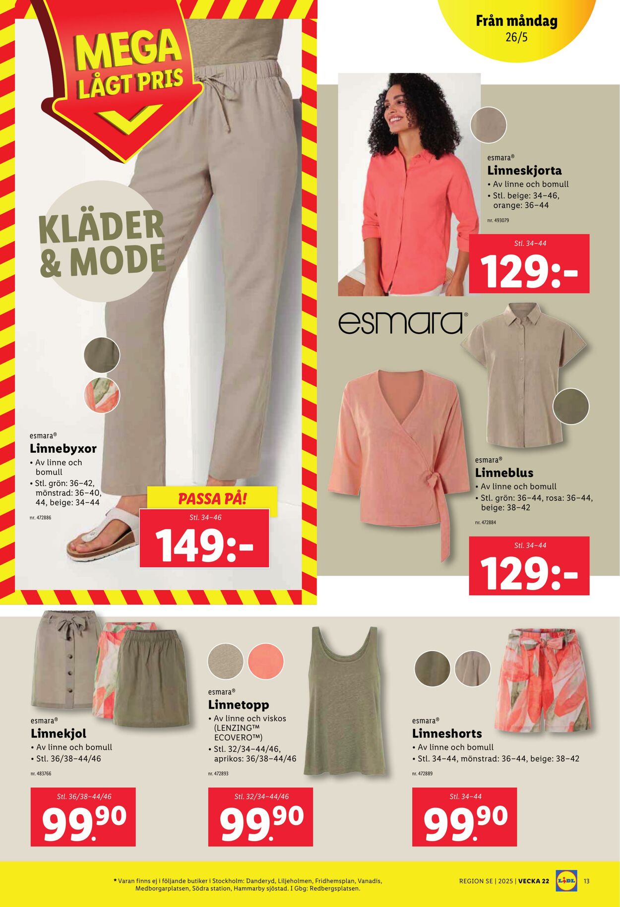 Erbjudanden Lidl 26.05.2025 - 01.06.2025