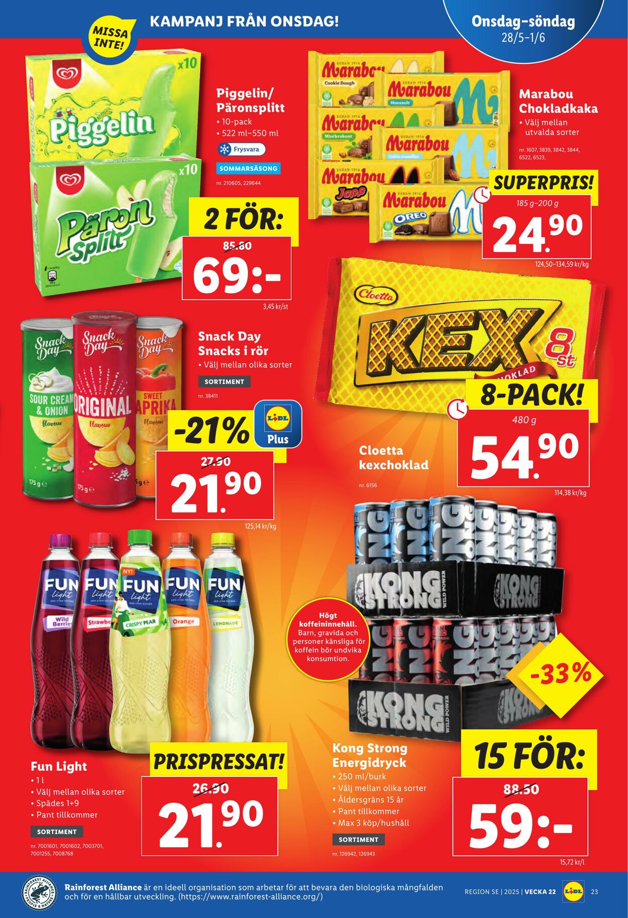 Erbjudanden Lidl 26.05.2025 - 01.06.2025