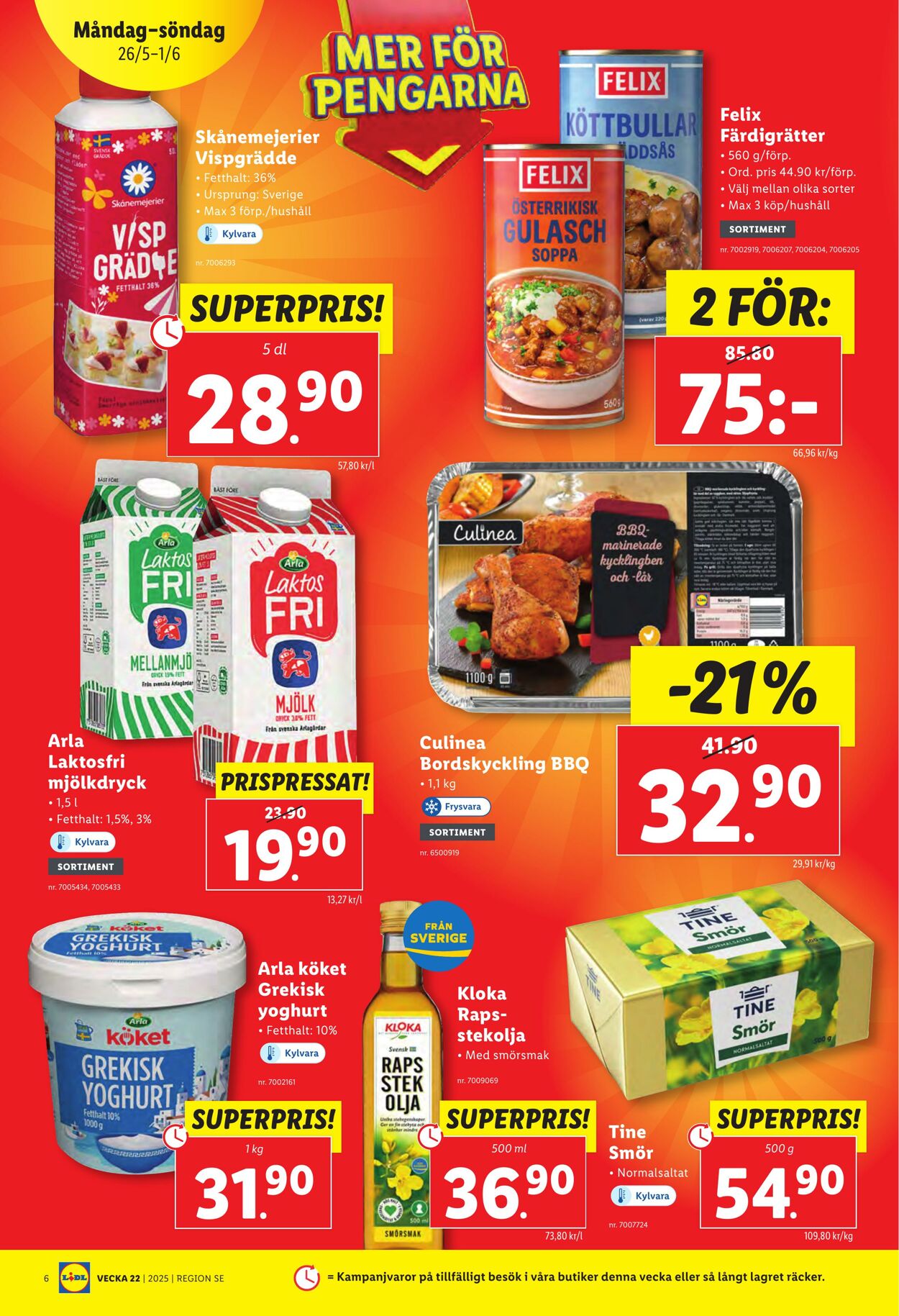 Erbjudanden Lidl 26.05.2025 - 01.06.2025