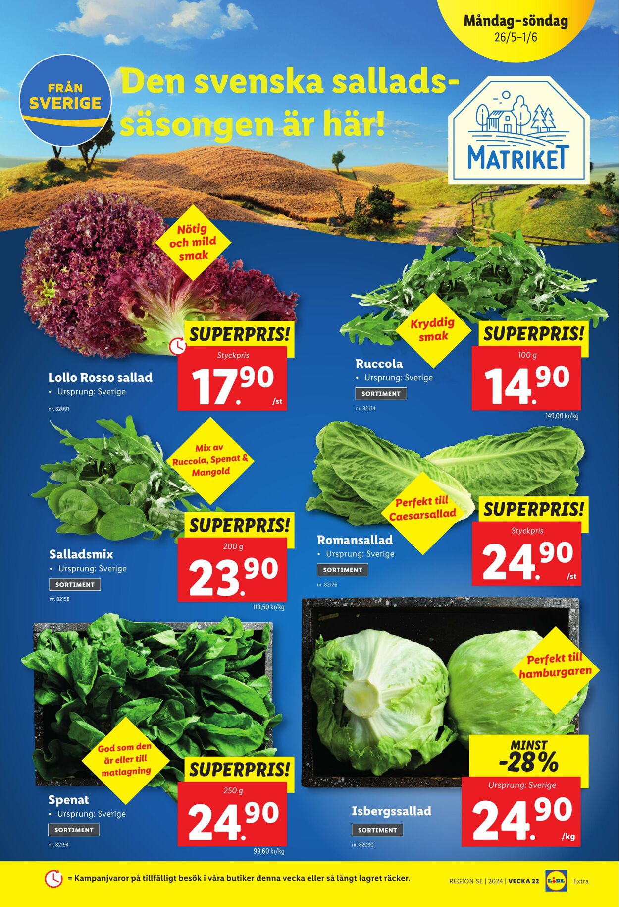 Erbjudanden Lidl 26.05.2025 - 01.06.2025