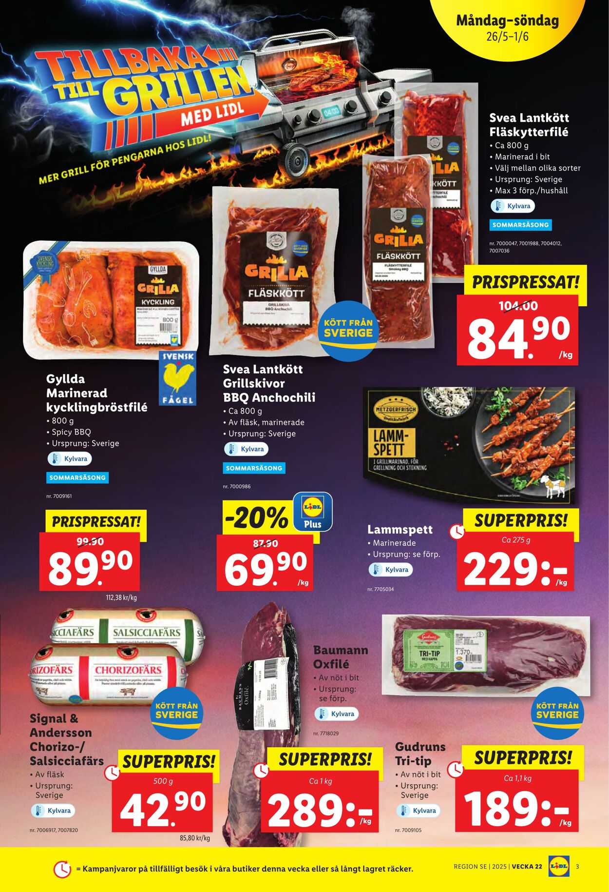 Erbjudanden Lidl 26.05.2025 - 01.06.2025
