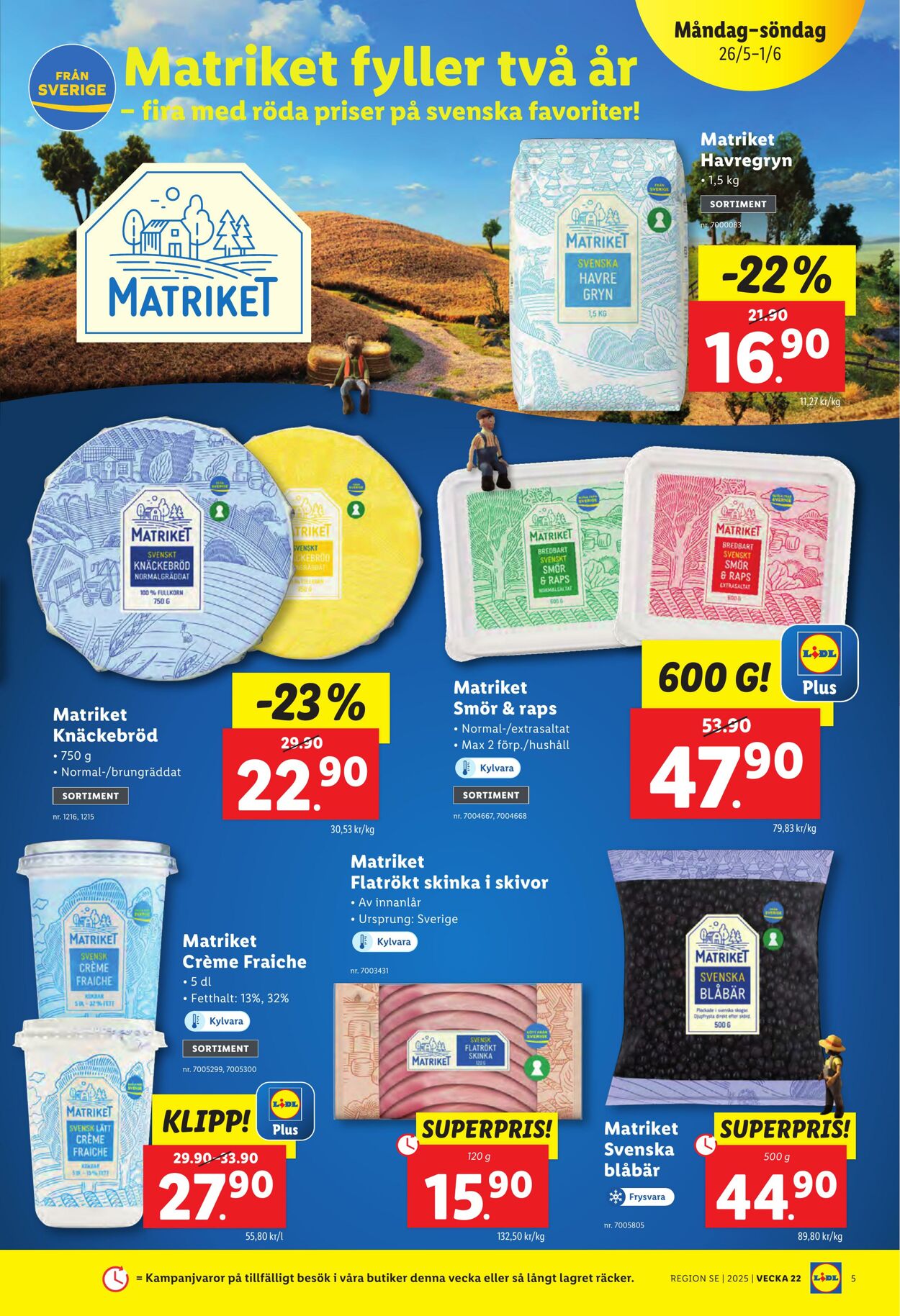 Erbjudanden Lidl 26.05.2025 - 01.06.2025