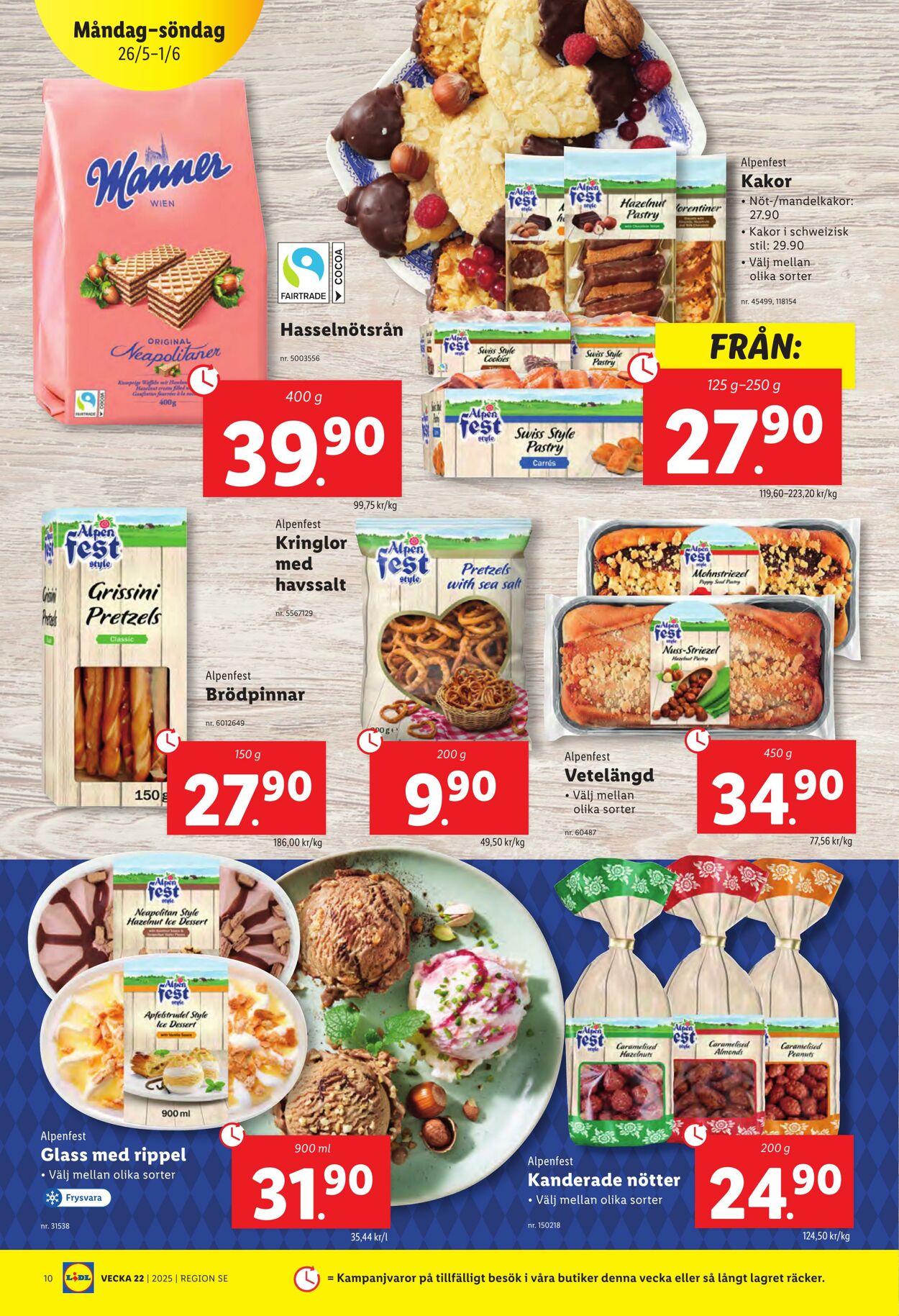 Erbjudanden Lidl 26.05.2025 - 01.06.2025