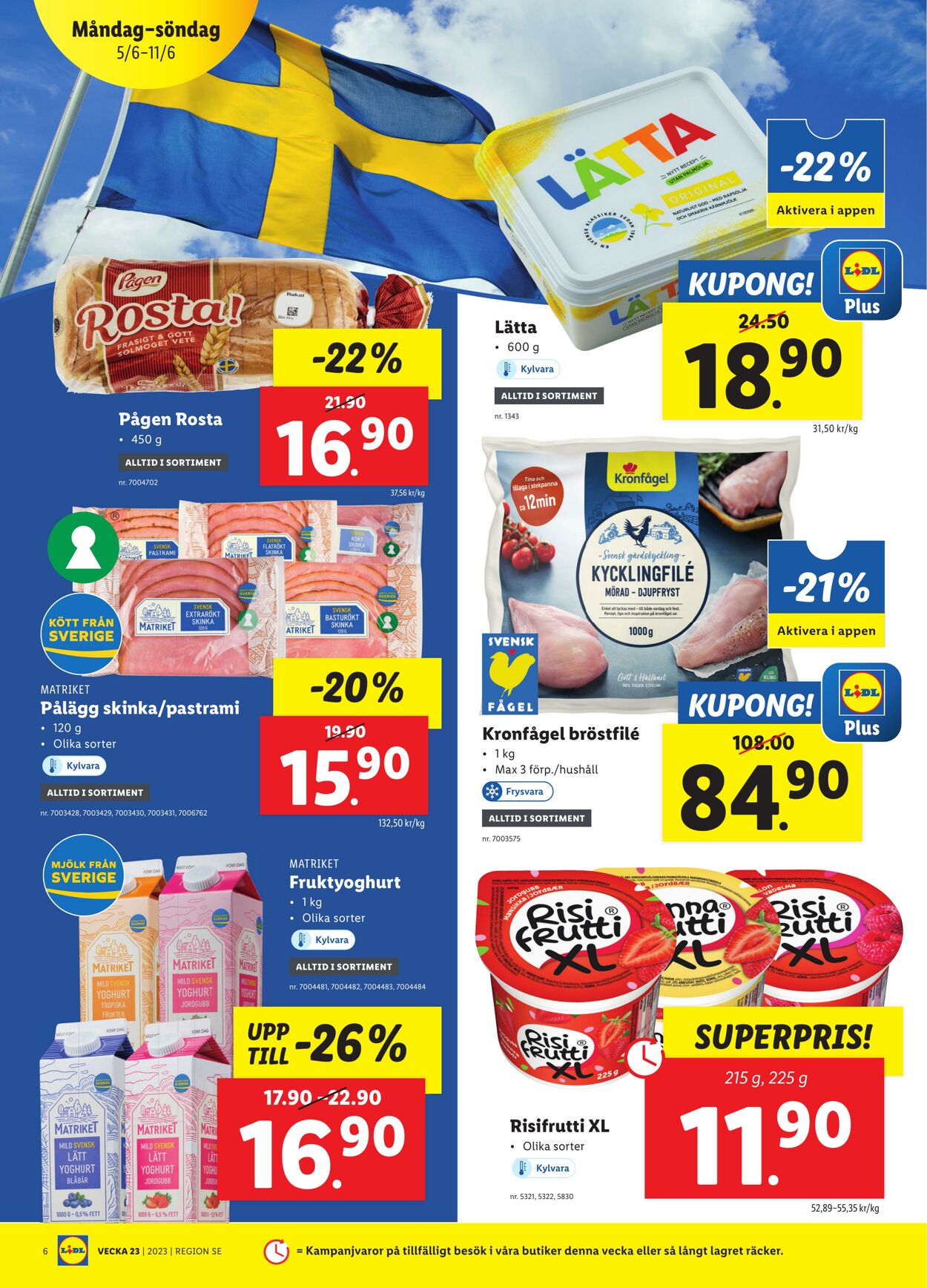 Erbjudanden Lidl 05.06.2023 - 11.06.2023