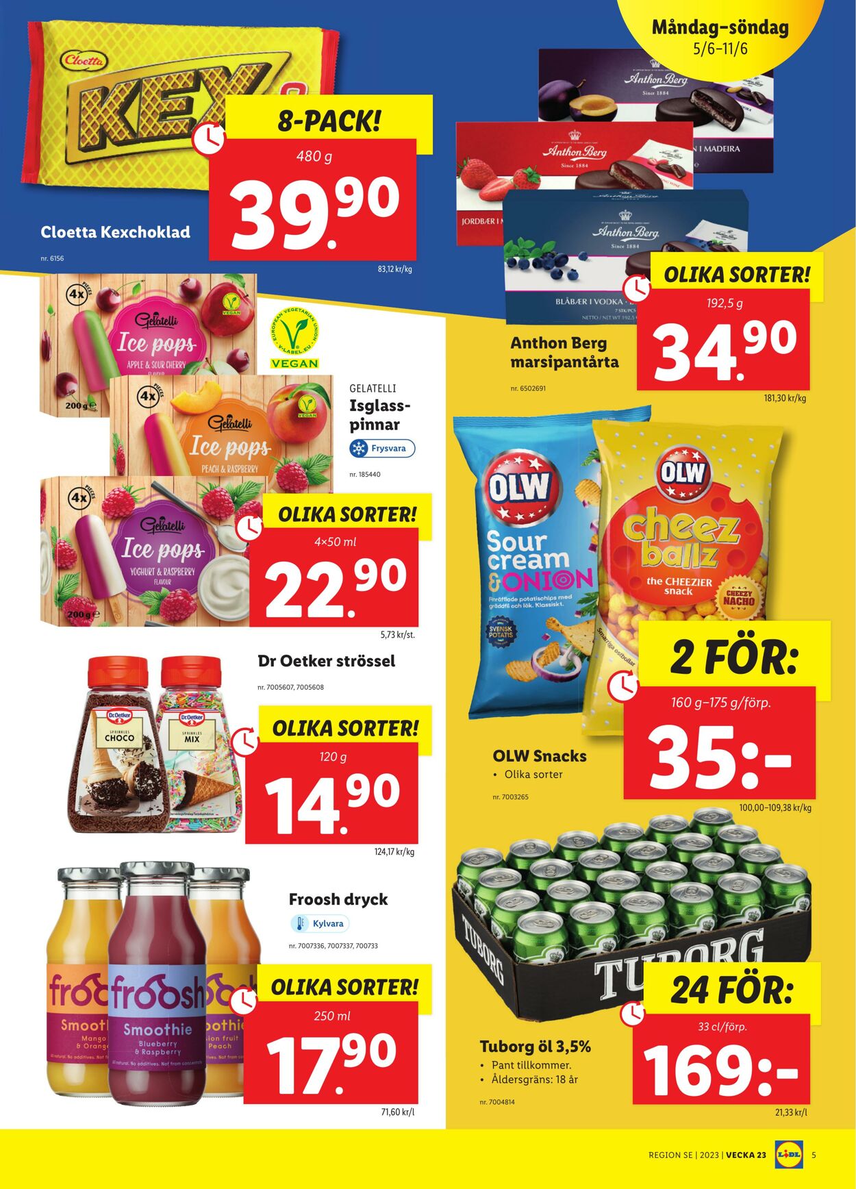 Erbjudanden Lidl 05.06.2023 - 11.06.2023