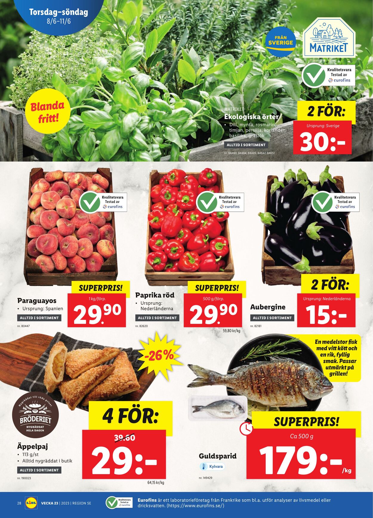 Erbjudanden Lidl 05.06.2023 - 11.06.2023