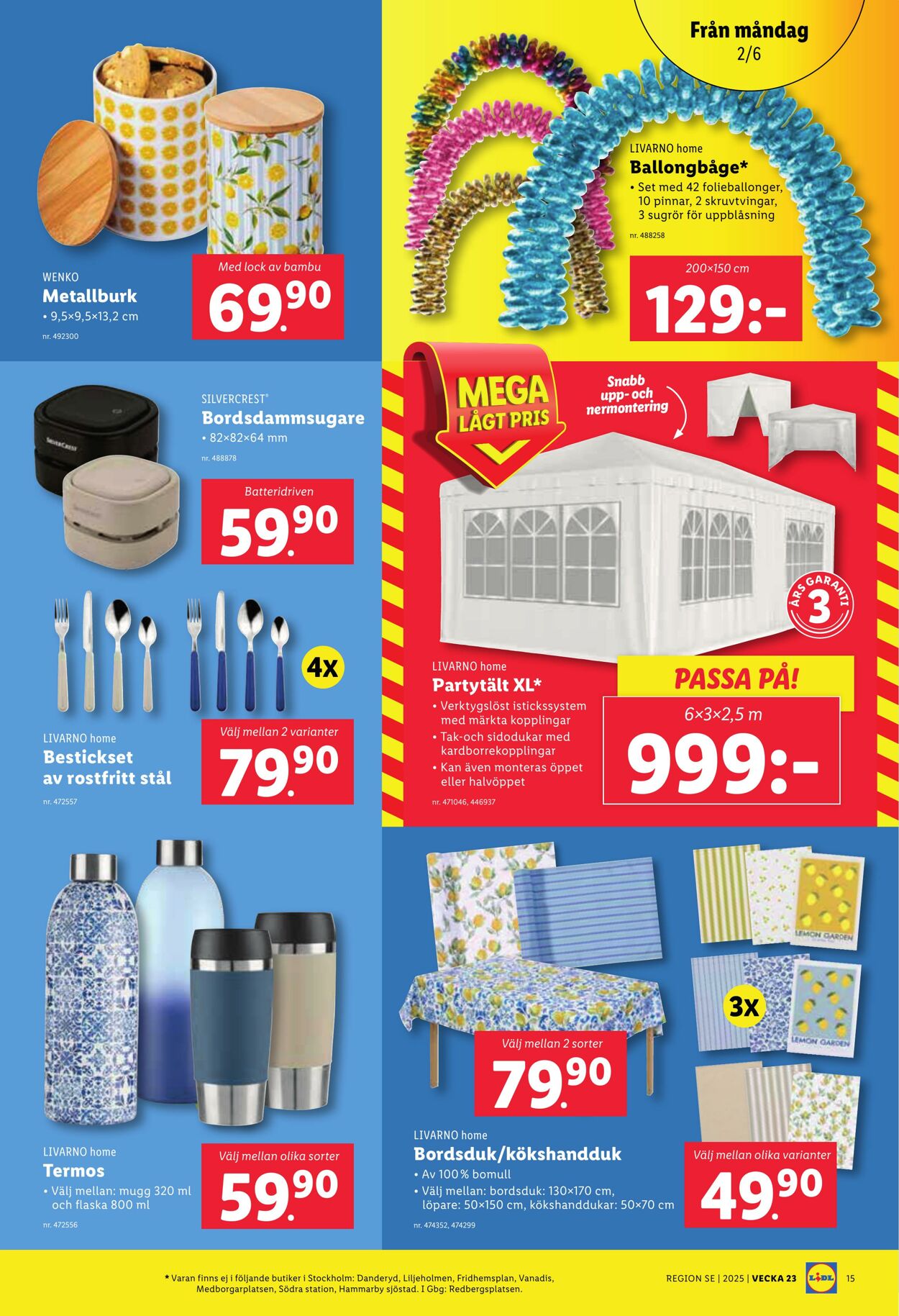 Erbjudanden Lidl 02.06.2025 - 08.06.2025