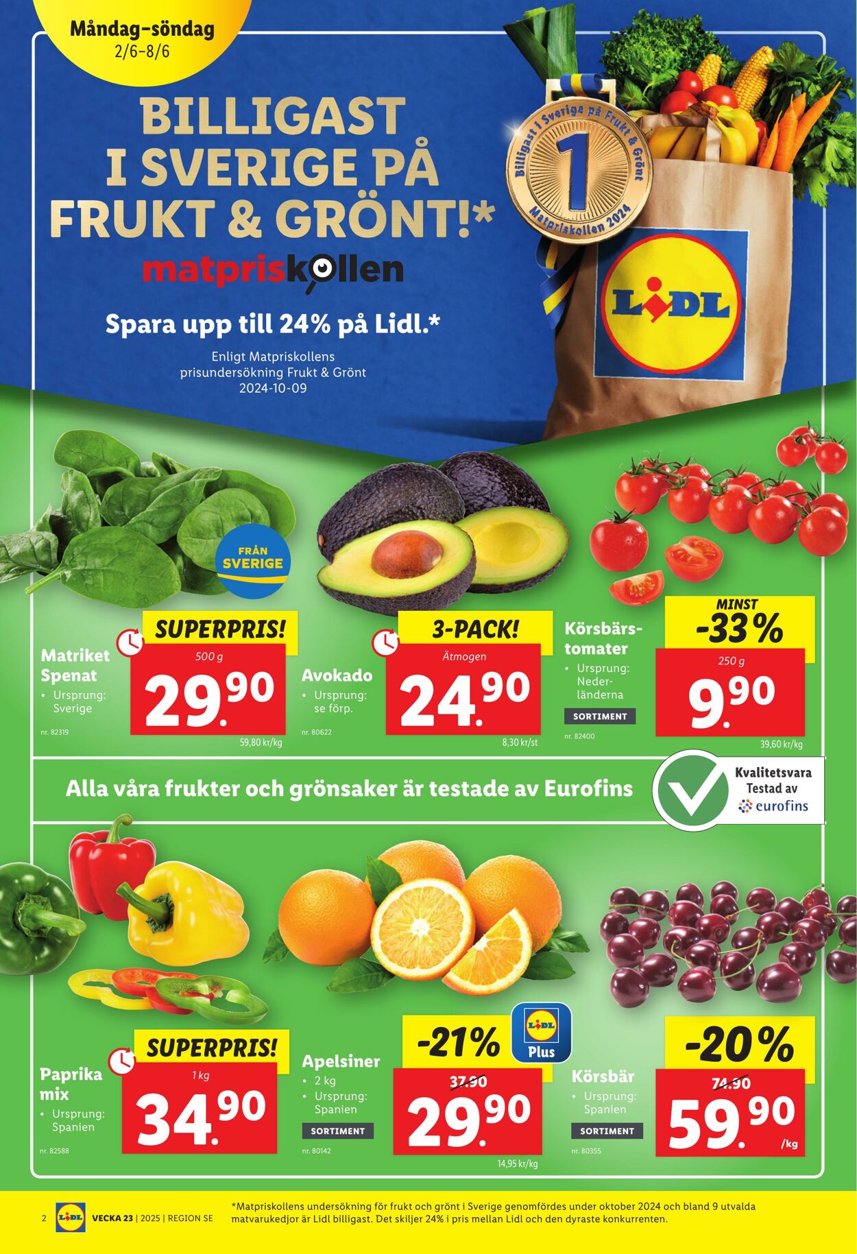 Erbjudanden Lidl 02.06.2025 - 08.06.2025
