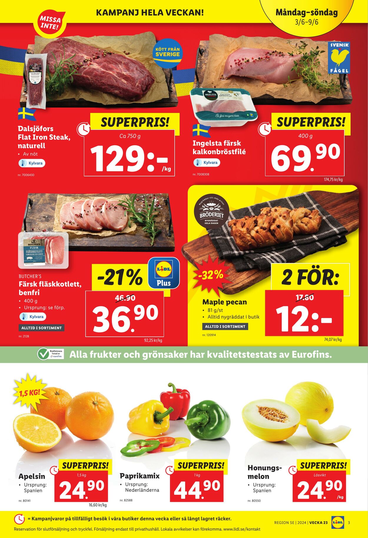 Erbjudanden Lidl 03.06.2024 - 09.06.2024