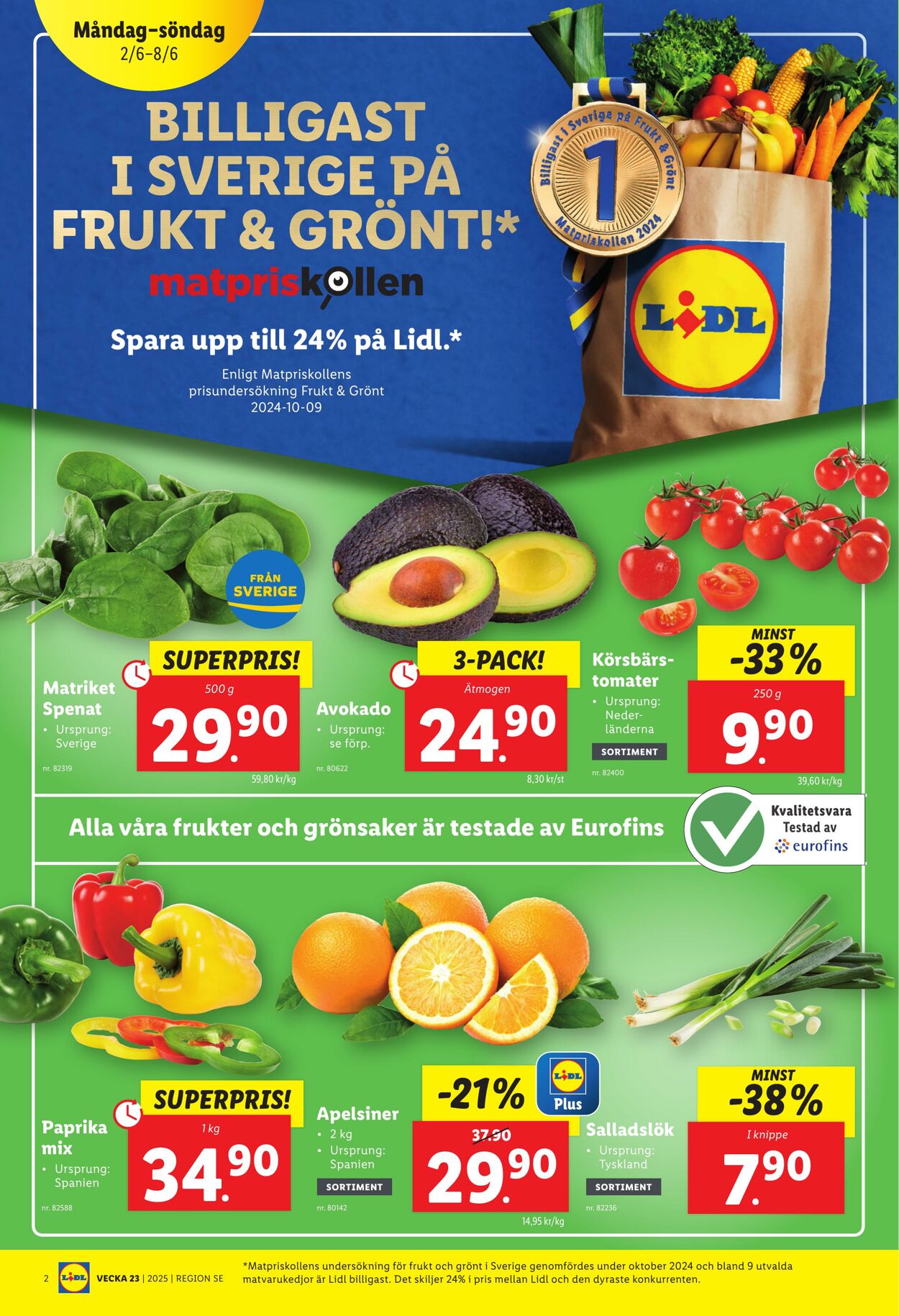 Erbjudanden Lidl 02.06.2025 - 08.06.2025