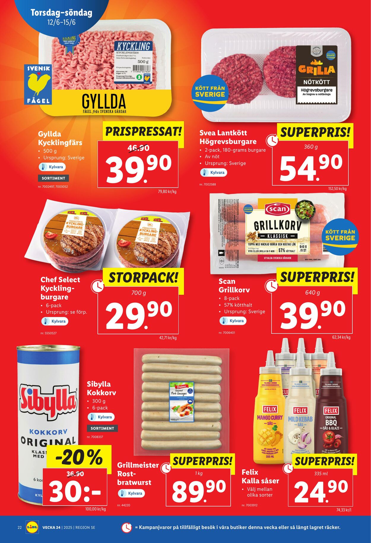 Erbjudanden Lidl 09.06.2025 - 15.06.2025