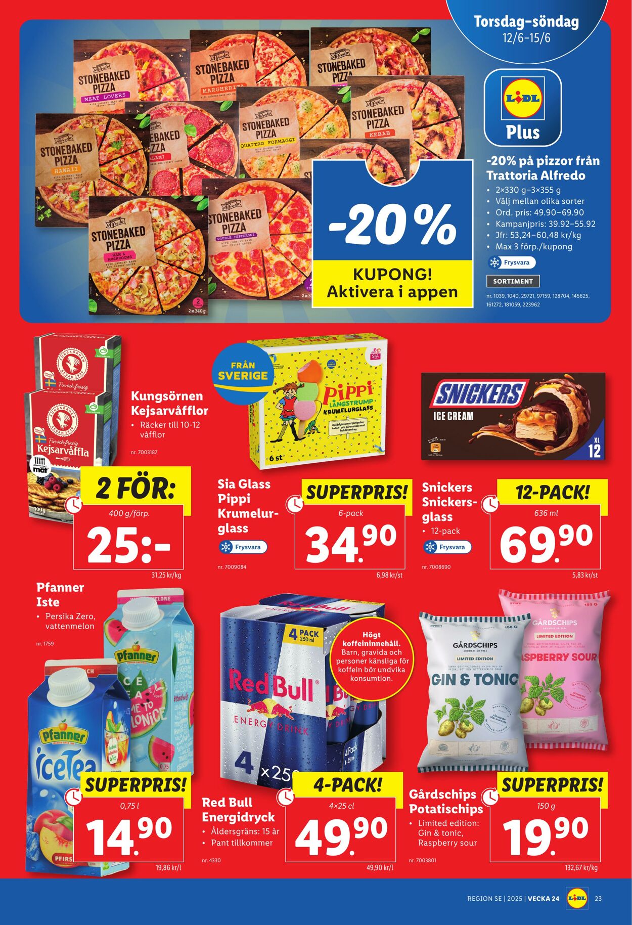 Erbjudanden Lidl 09.06.2025 - 15.06.2025