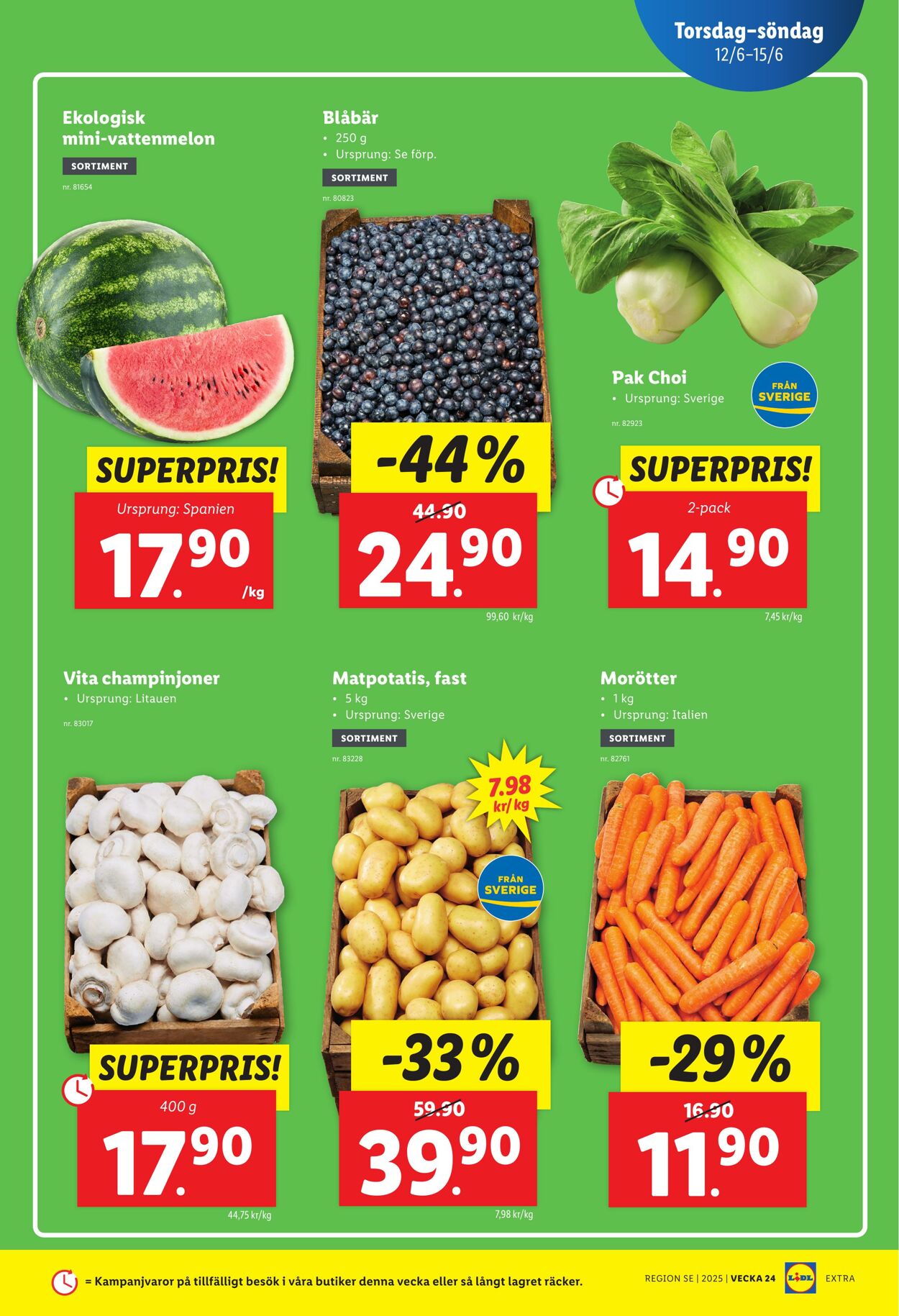 Erbjudanden Lidl 09.06.2025 - 15.06.2025