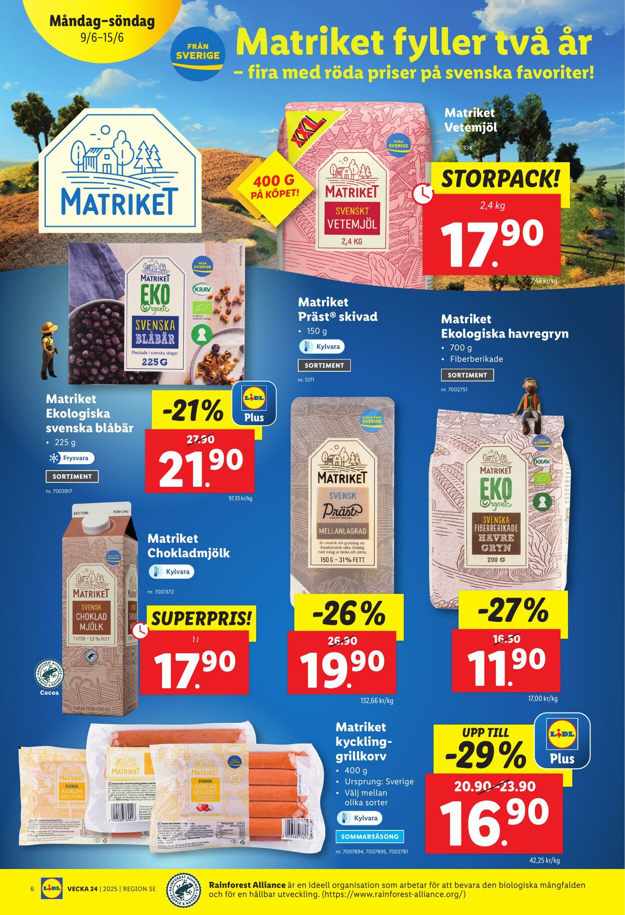 Erbjudanden Lidl 09.06.2025 - 15.06.2025