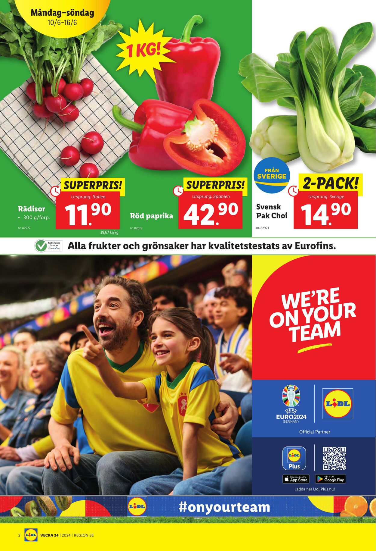 Erbjudanden Lidl 10.06.2024 - 16.06.2024