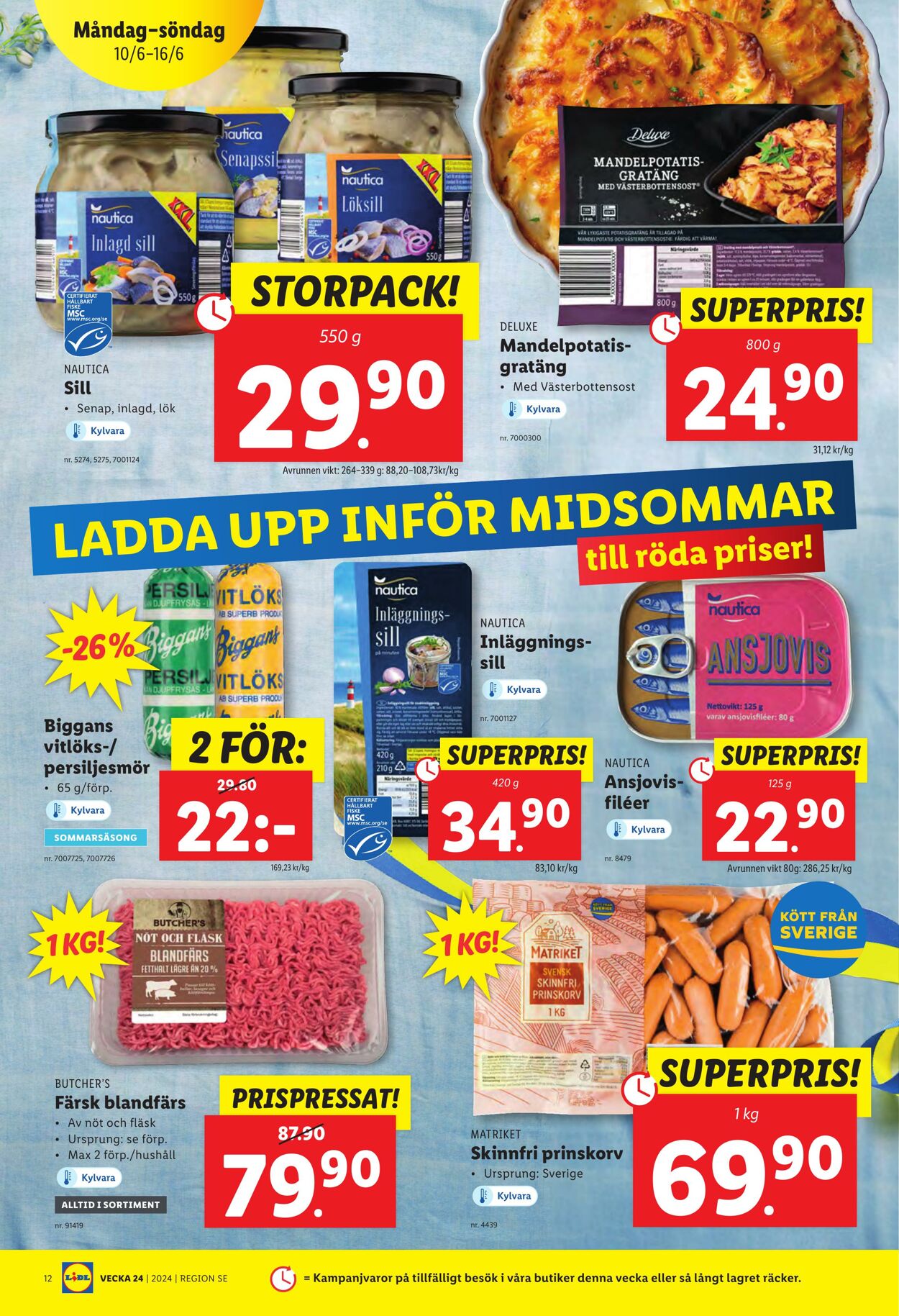 Erbjudanden Lidl 10.06.2024 - 16.06.2024