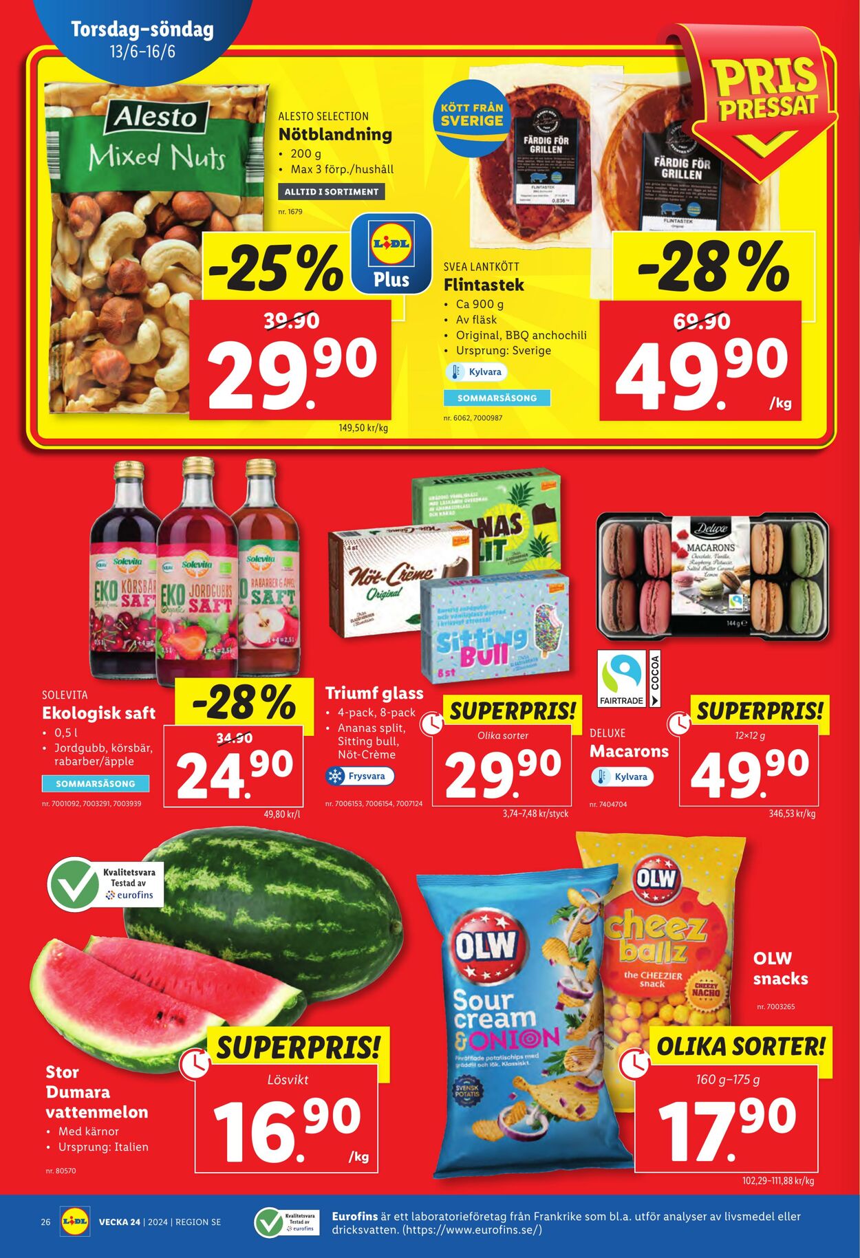 Erbjudanden Lidl 10.06.2024 - 16.06.2024