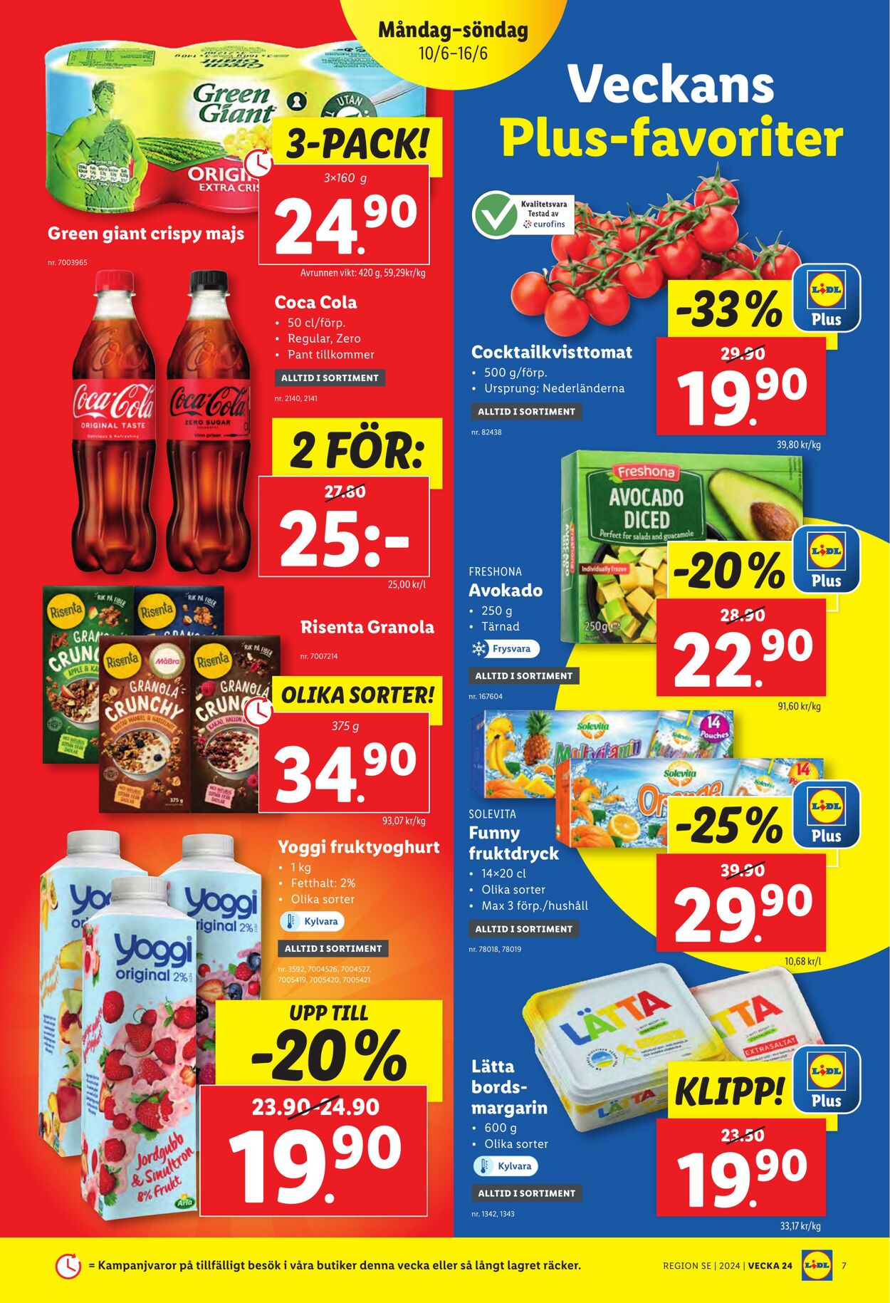 Erbjudanden Lidl 10.06.2024 - 16.06.2024