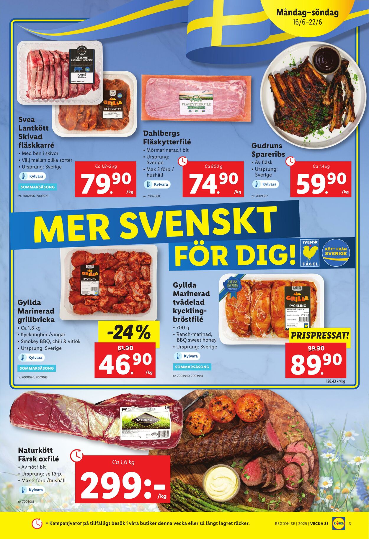 Erbjudanden Lidl 16.06.2025 - 22.06.2025