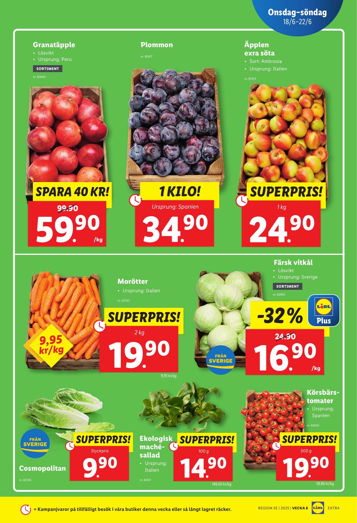 Erbjudanden Lidl 16.06.2025 - 22.06.2025