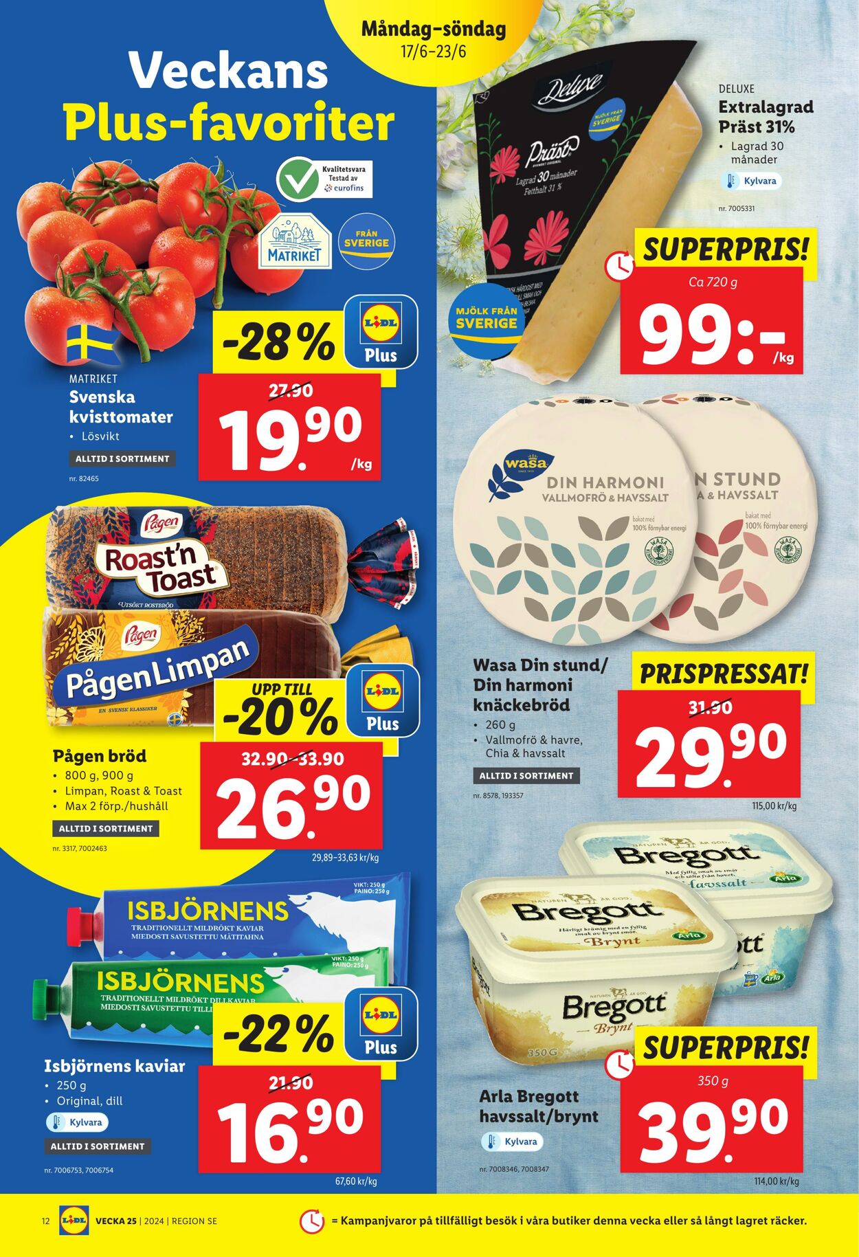 Erbjudanden Lidl 17.06.2024 - 23.06.2024