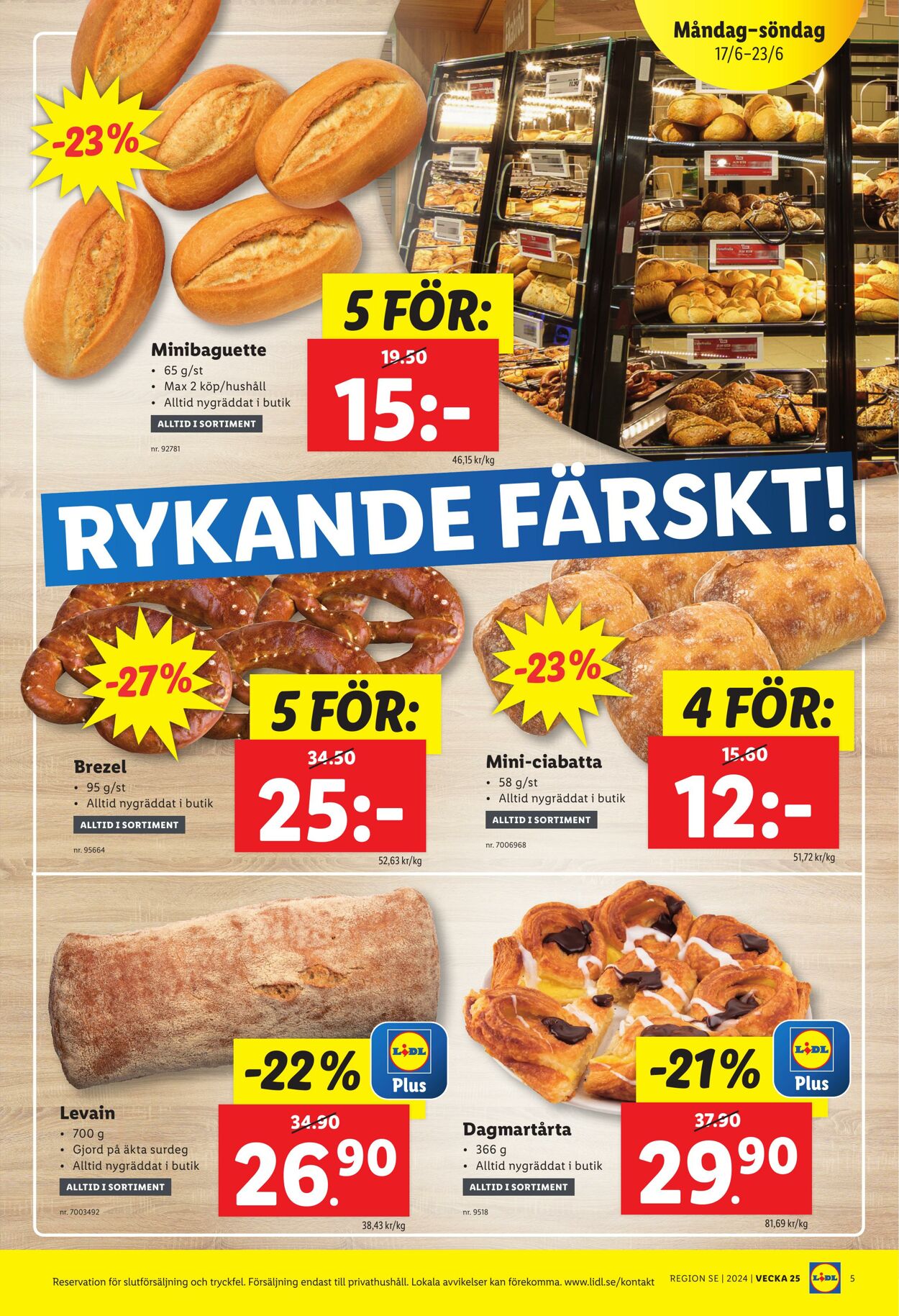 Erbjudanden Lidl 17.06.2024 - 23.06.2024