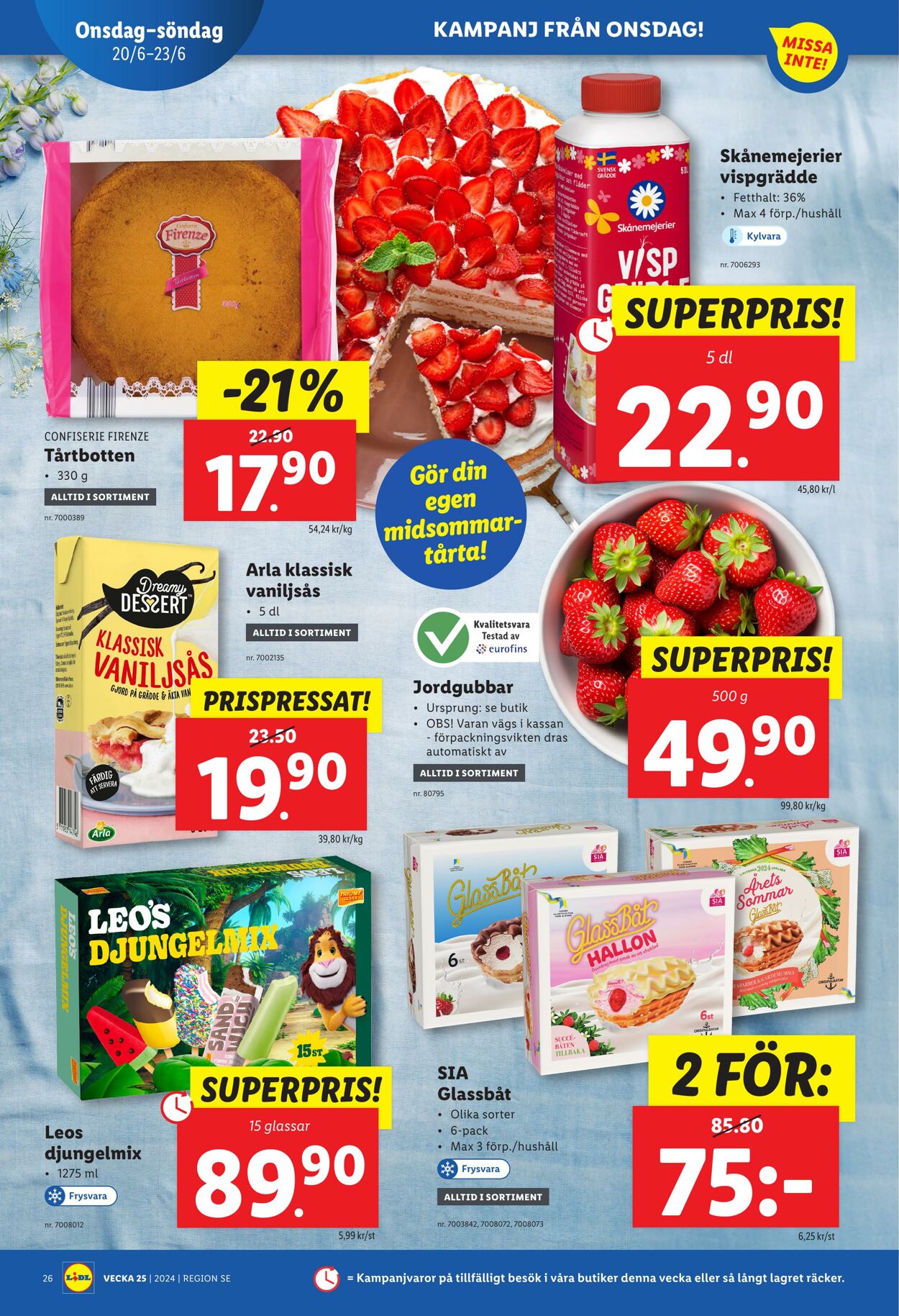 Erbjudanden Lidl 17.06.2024 - 23.06.2024