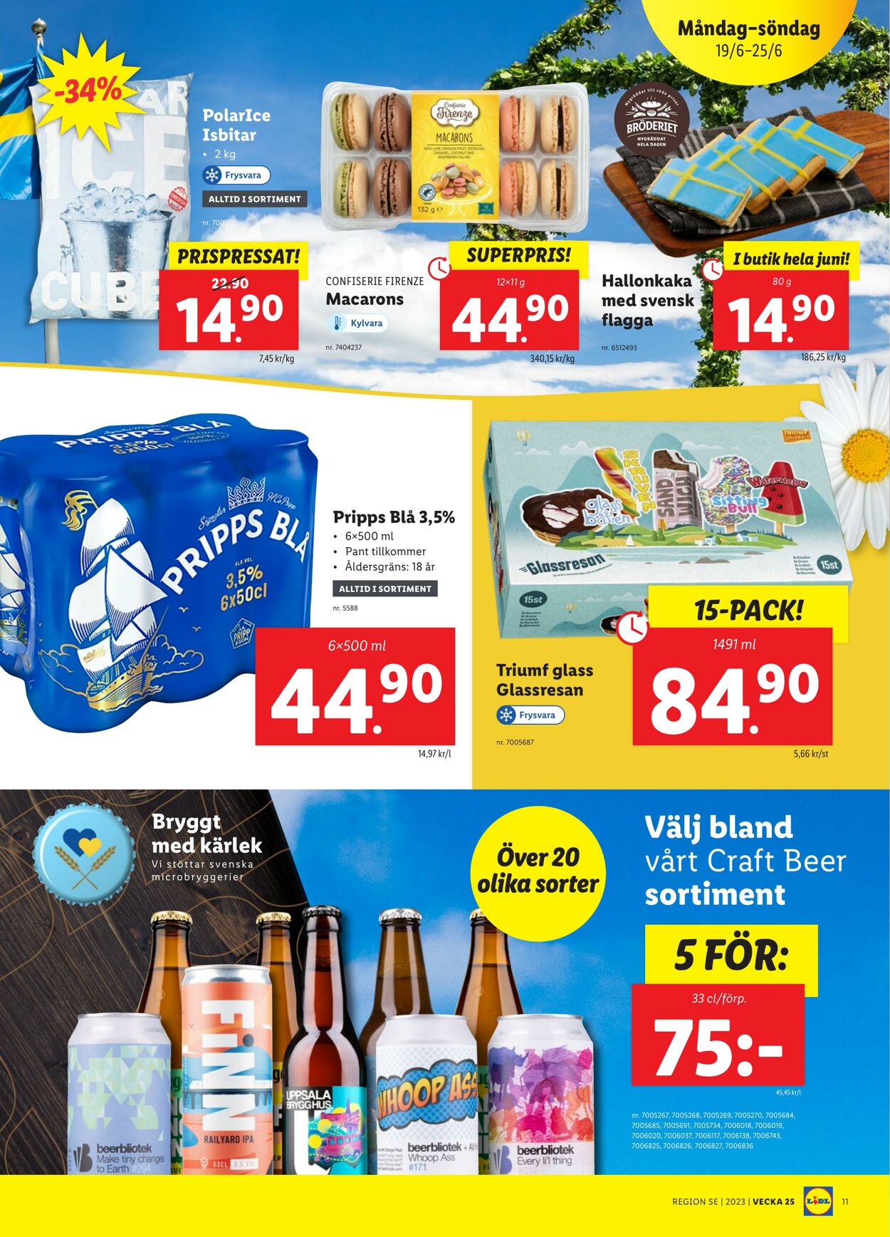 Erbjudanden Lidl 19.06.2023 - 25.06.2023