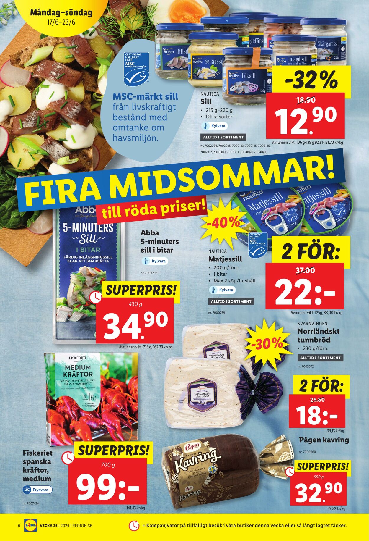 Erbjudanden Lidl 17.06.2024 - 23.06.2024