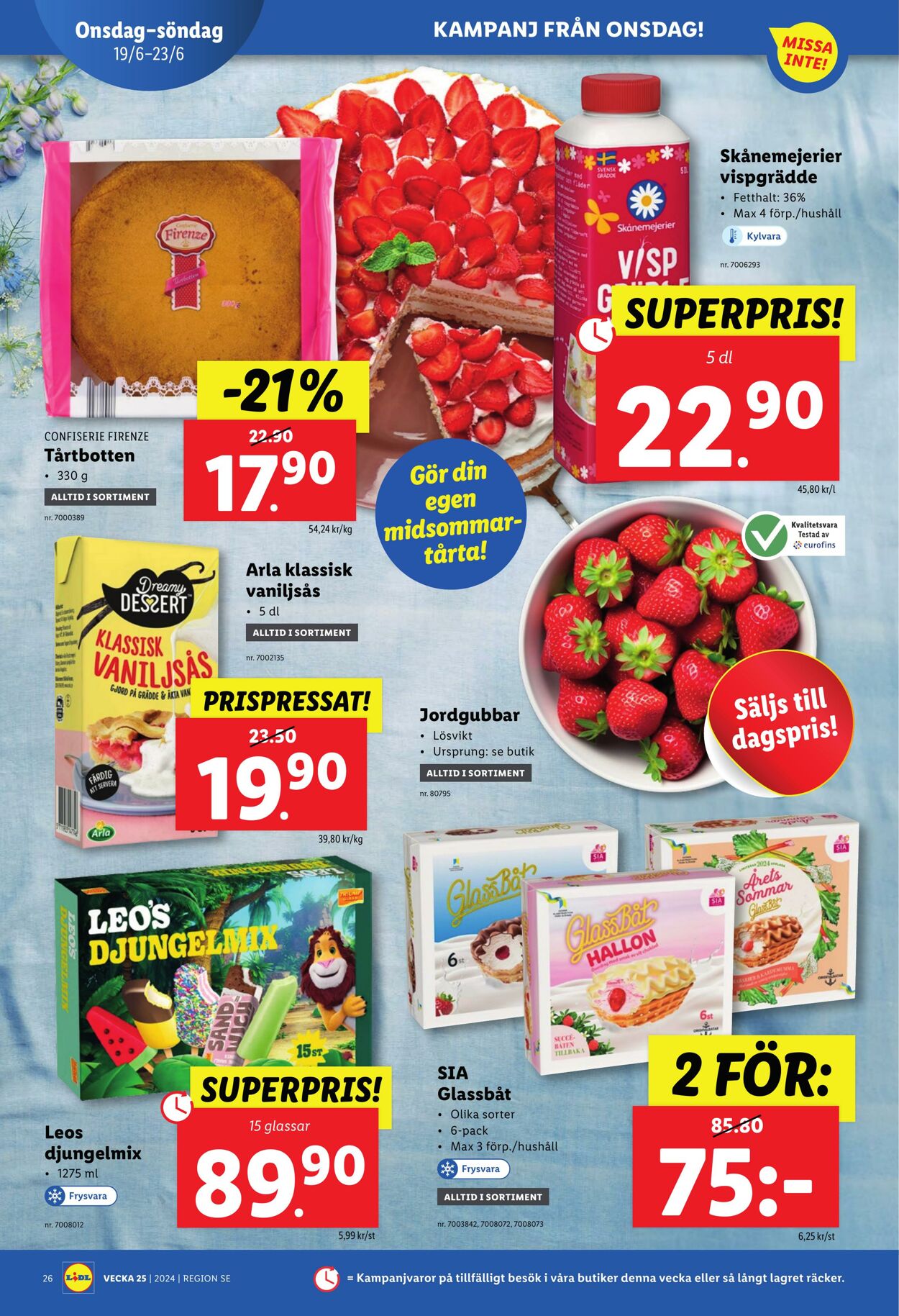 Erbjudanden Lidl 17.06.2024 - 23.06.2024