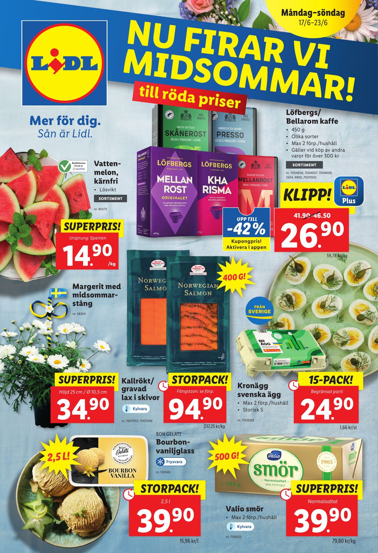 Erbjudanden Lidl 17.06.2024 - 23.06.2024