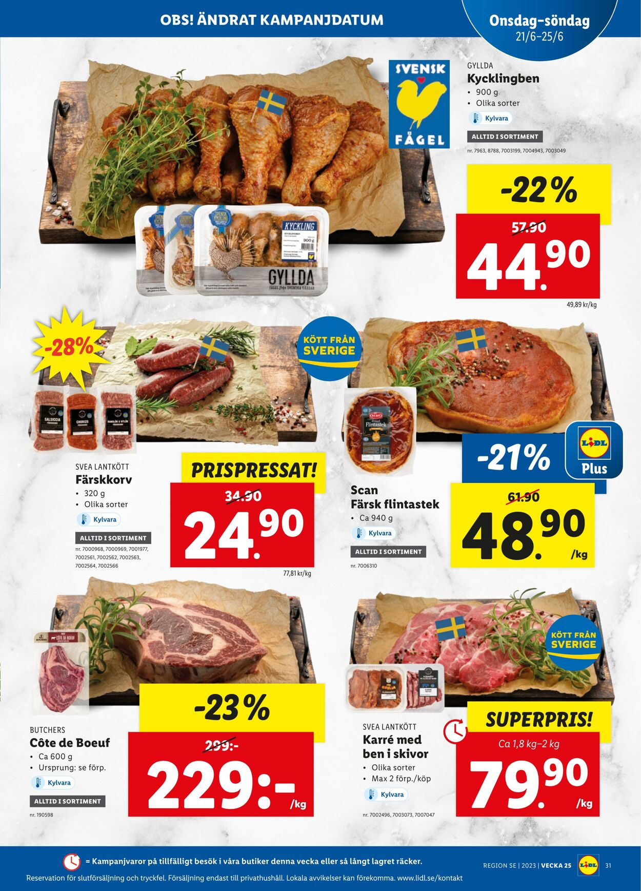 Erbjudanden Lidl 19.06.2023 - 25.06.2023