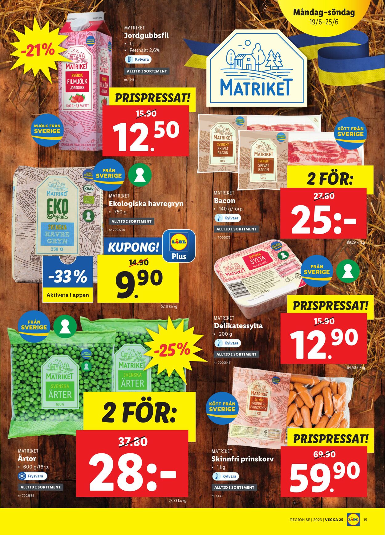 Erbjudanden Lidl 19.06.2023 - 25.06.2023