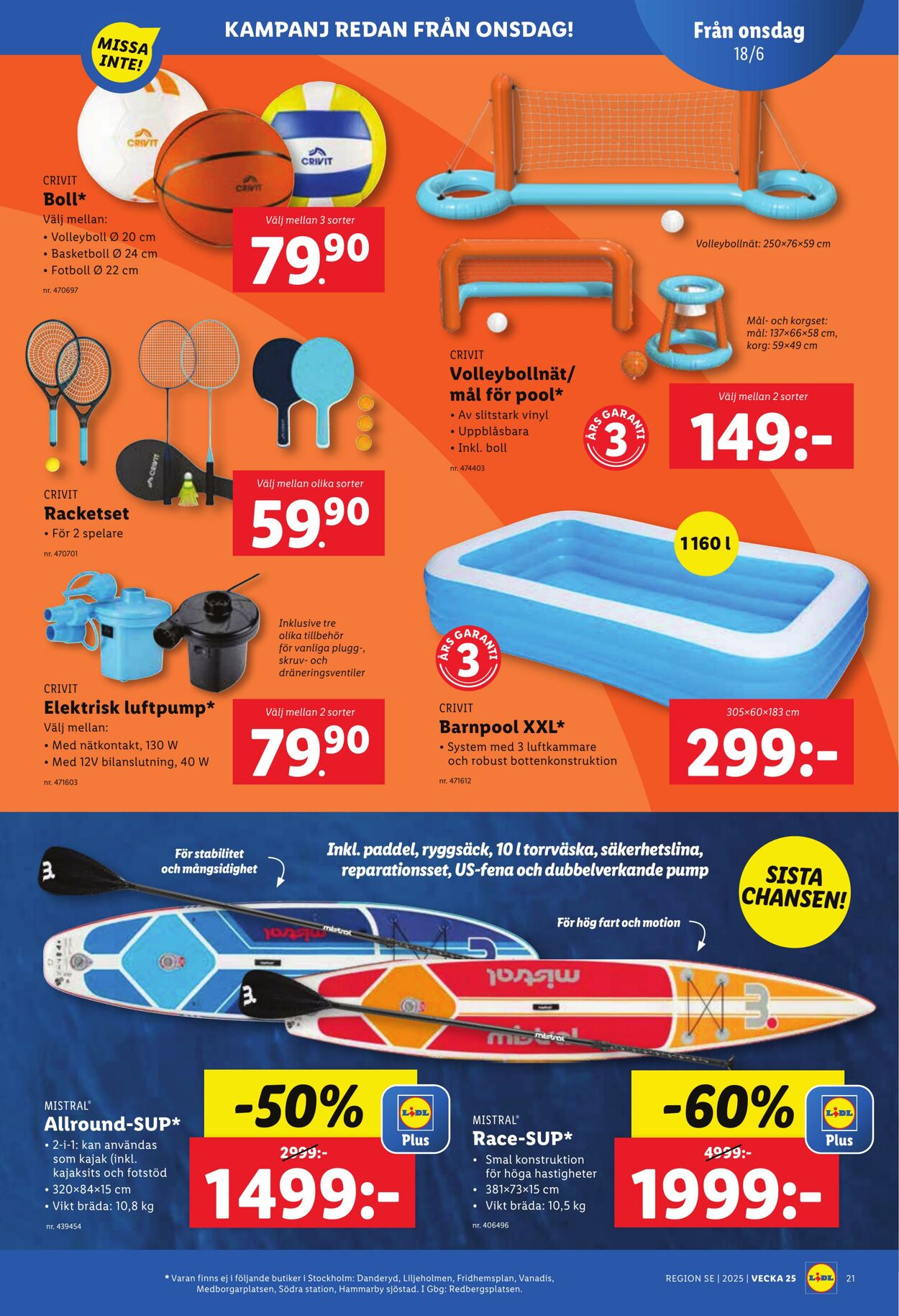 Erbjudanden Lidl 16.06.2025 - 22.06.2025