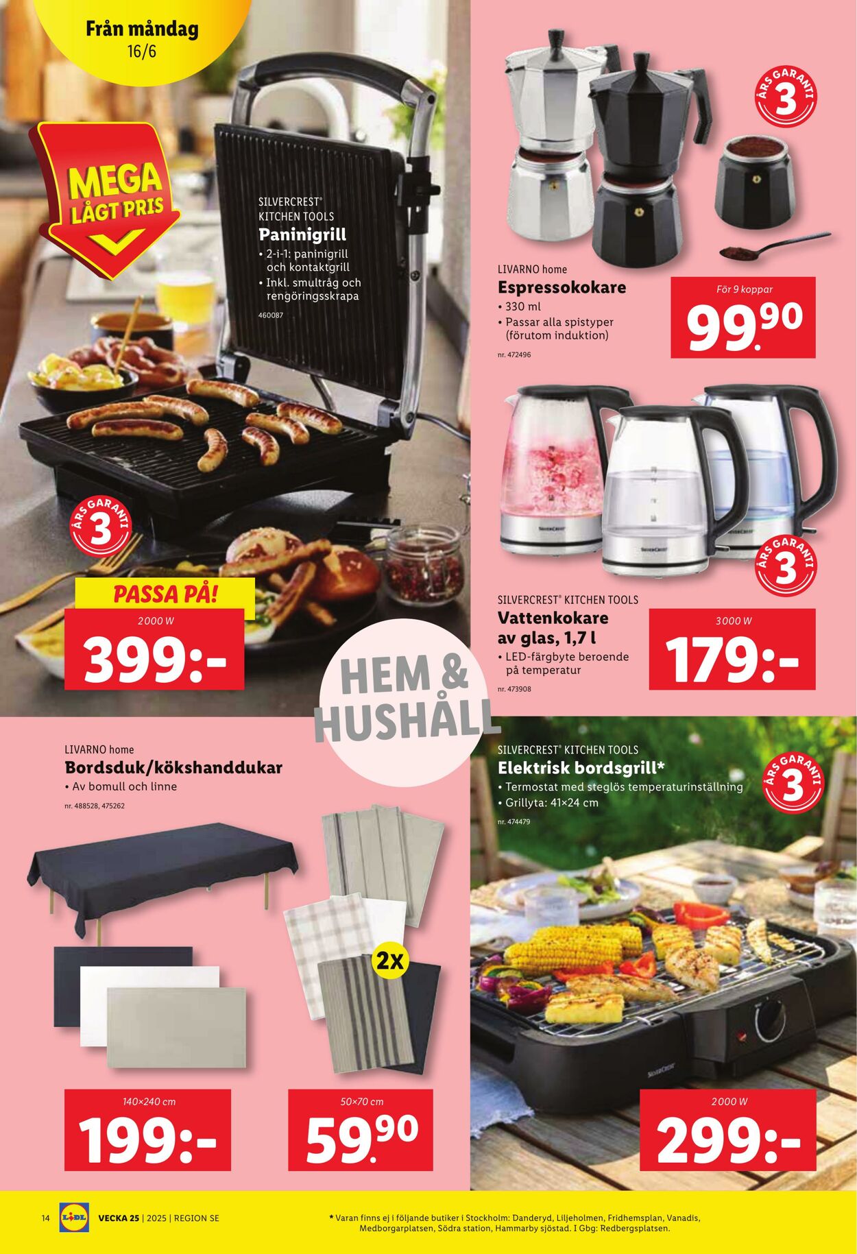 Erbjudanden Lidl 16.06.2025 - 22.06.2025