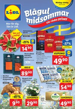 Erbjudanden Lidl 16.06.2025 - 22.06.2025