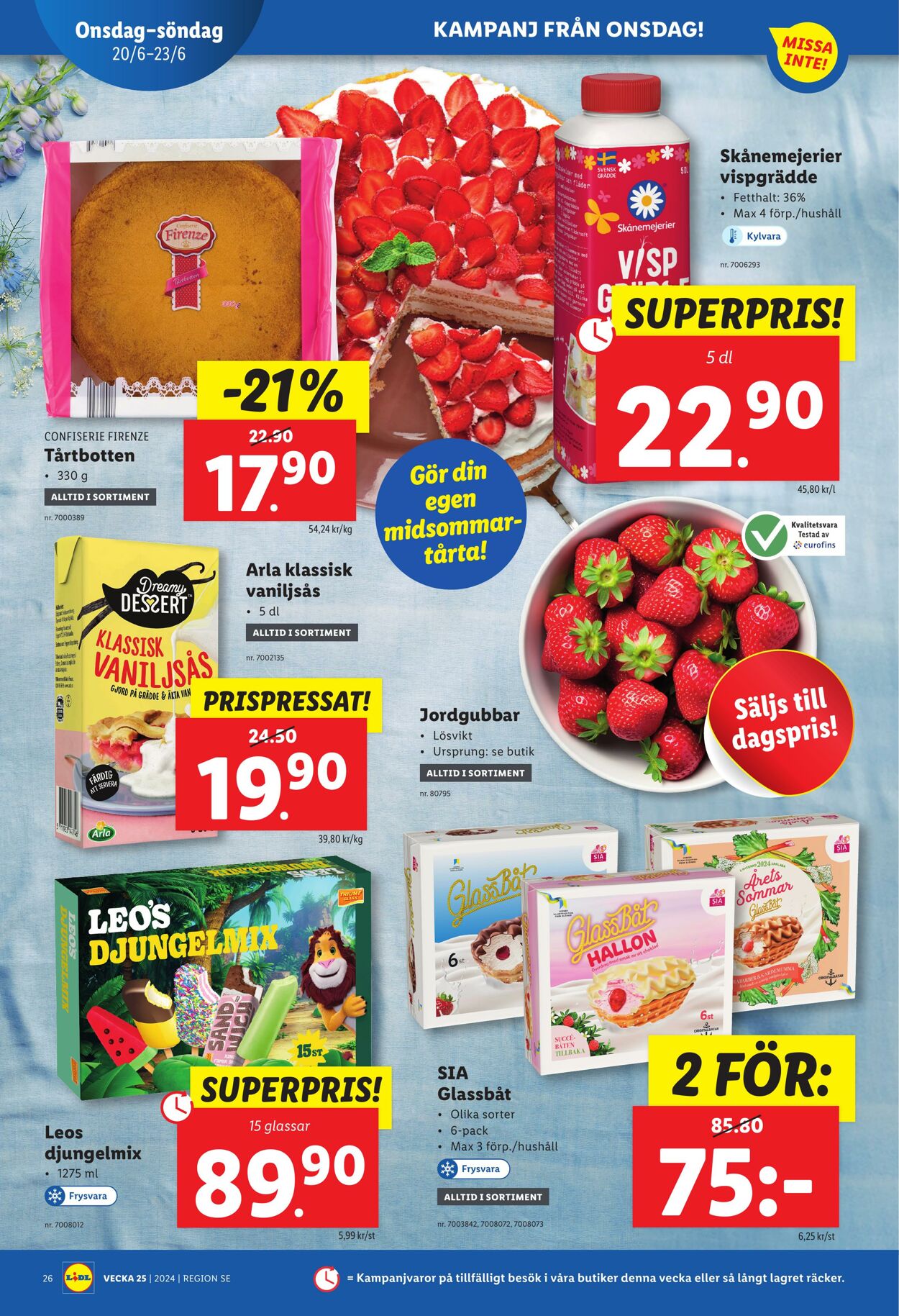 Erbjudanden Lidl 17.06.2024 - 23.06.2024