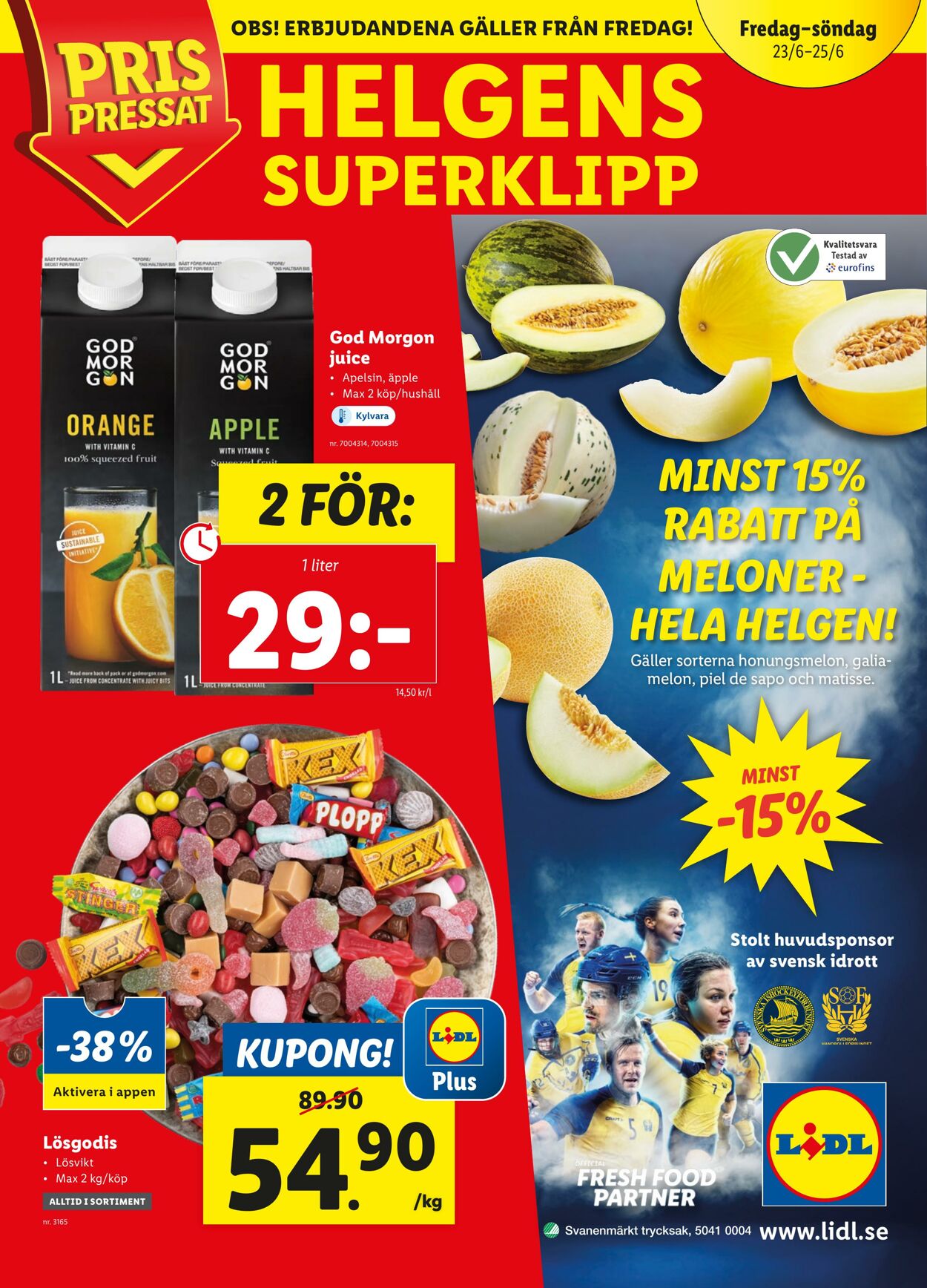 Erbjudanden Lidl 19.06.2023 - 25.06.2023