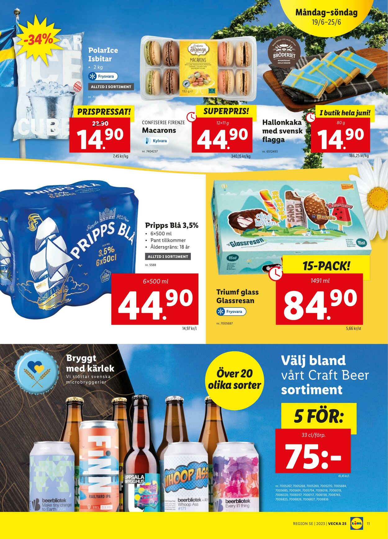 Erbjudanden Lidl 19.06.2023 - 25.06.2023