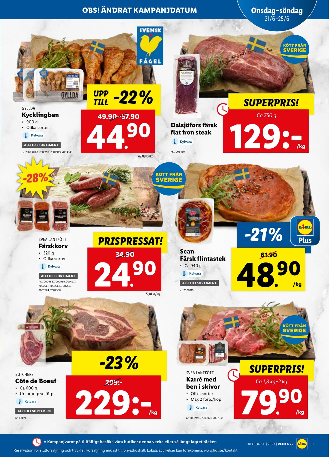 Erbjudanden Lidl 19.06.2023 - 25.06.2023