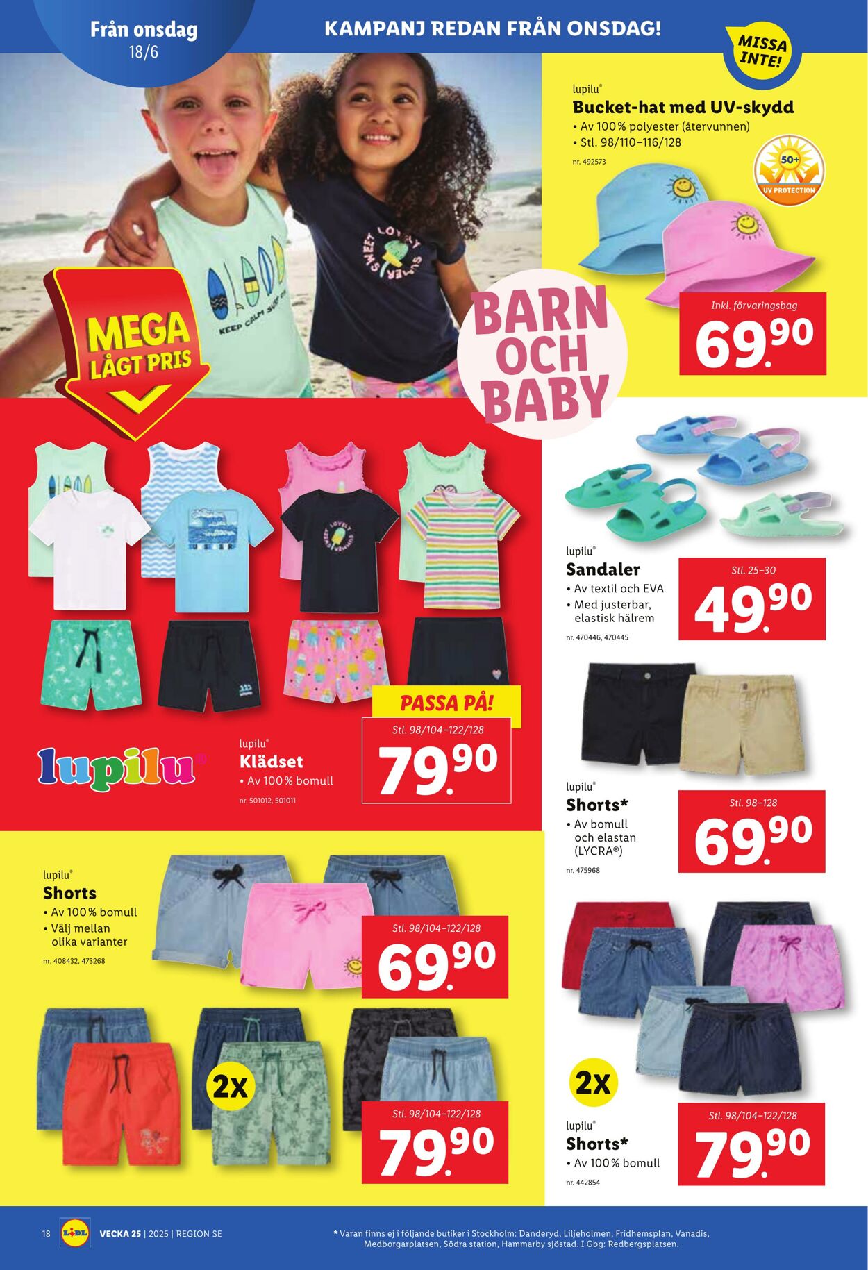 Erbjudanden Lidl 16.06.2025 - 22.06.2025